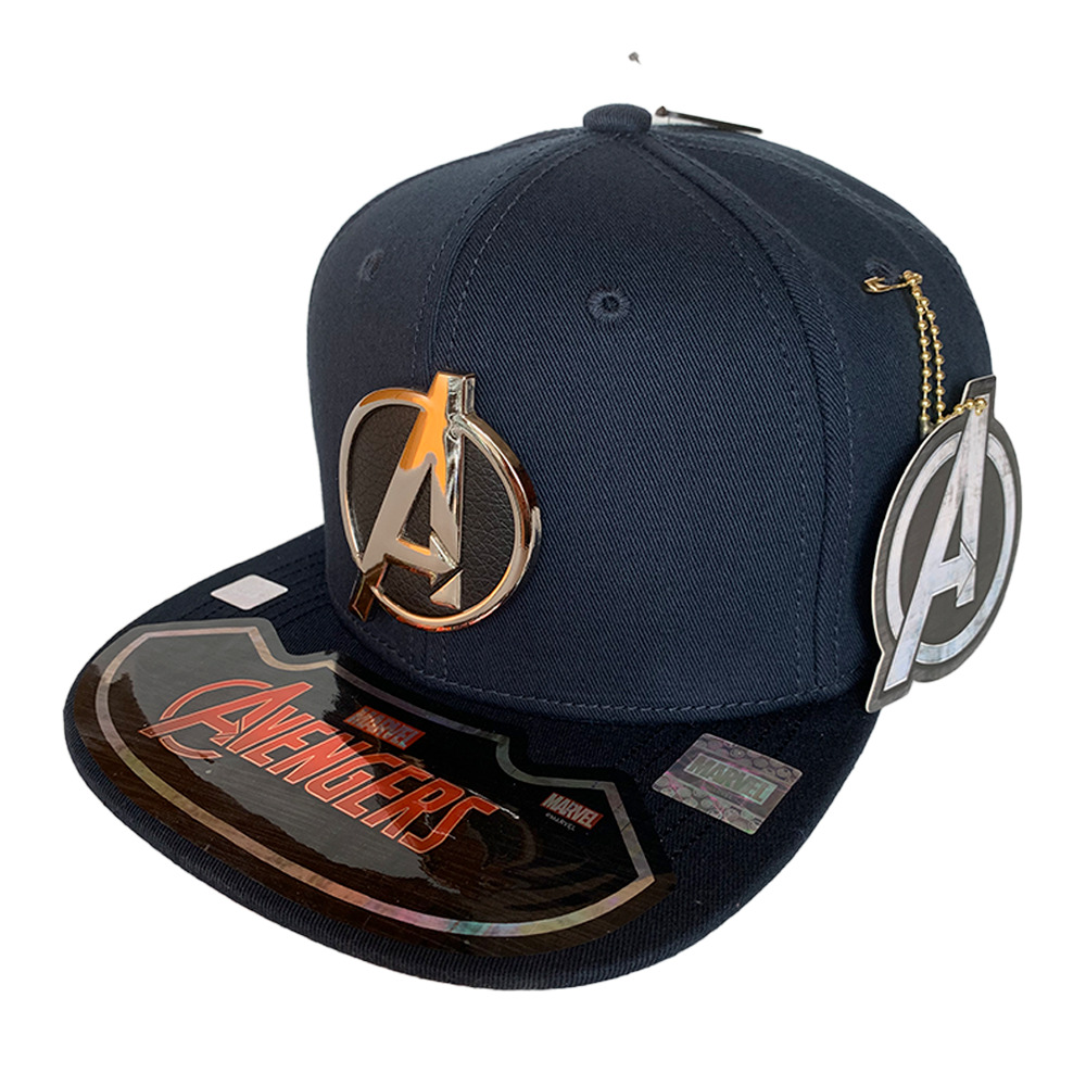 Foto 2 pulgar | Gorra Marvel Avengers Placa de Piel con Metal color Azul 57 cm