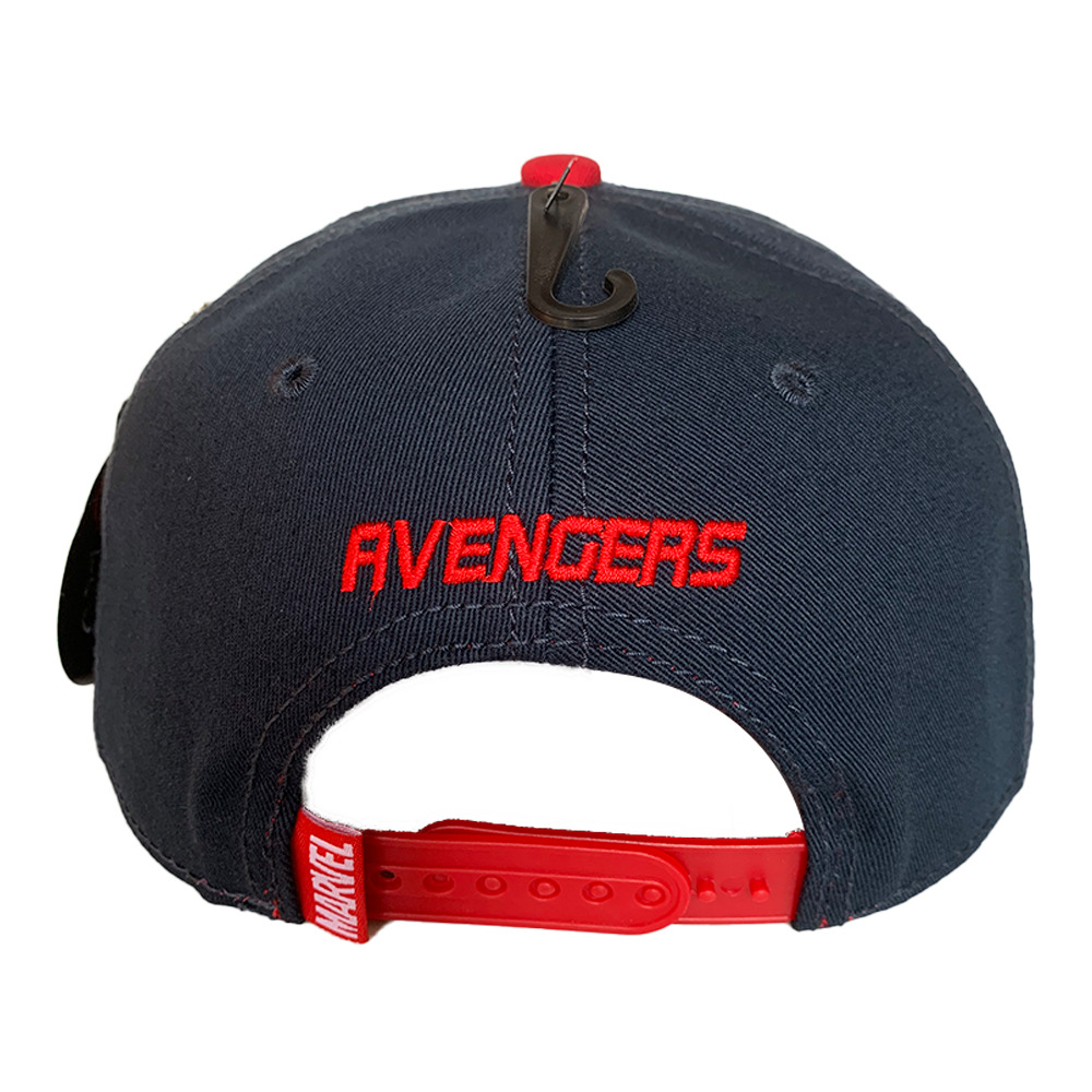 Foto 4 pulgar | Gorra Marvel Avengers Placa de Piel con Metal color Azul 57 cm