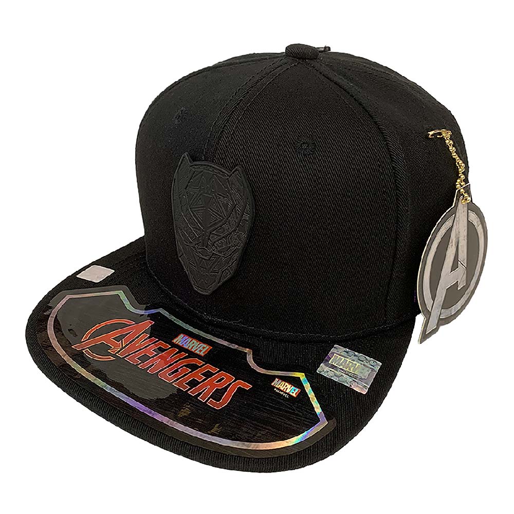 Foto 2 pulgar | Gorra Marvel Black Panther Placa Metálica color Negro 57 cm