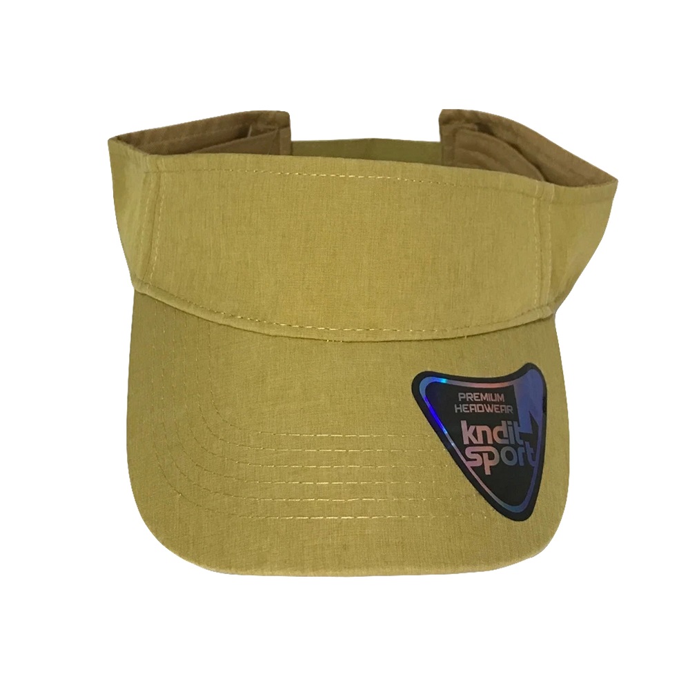 Foto 2 pulgar | Gorra Visera Kndit Sport VISOCR Ajustable color Amarillo