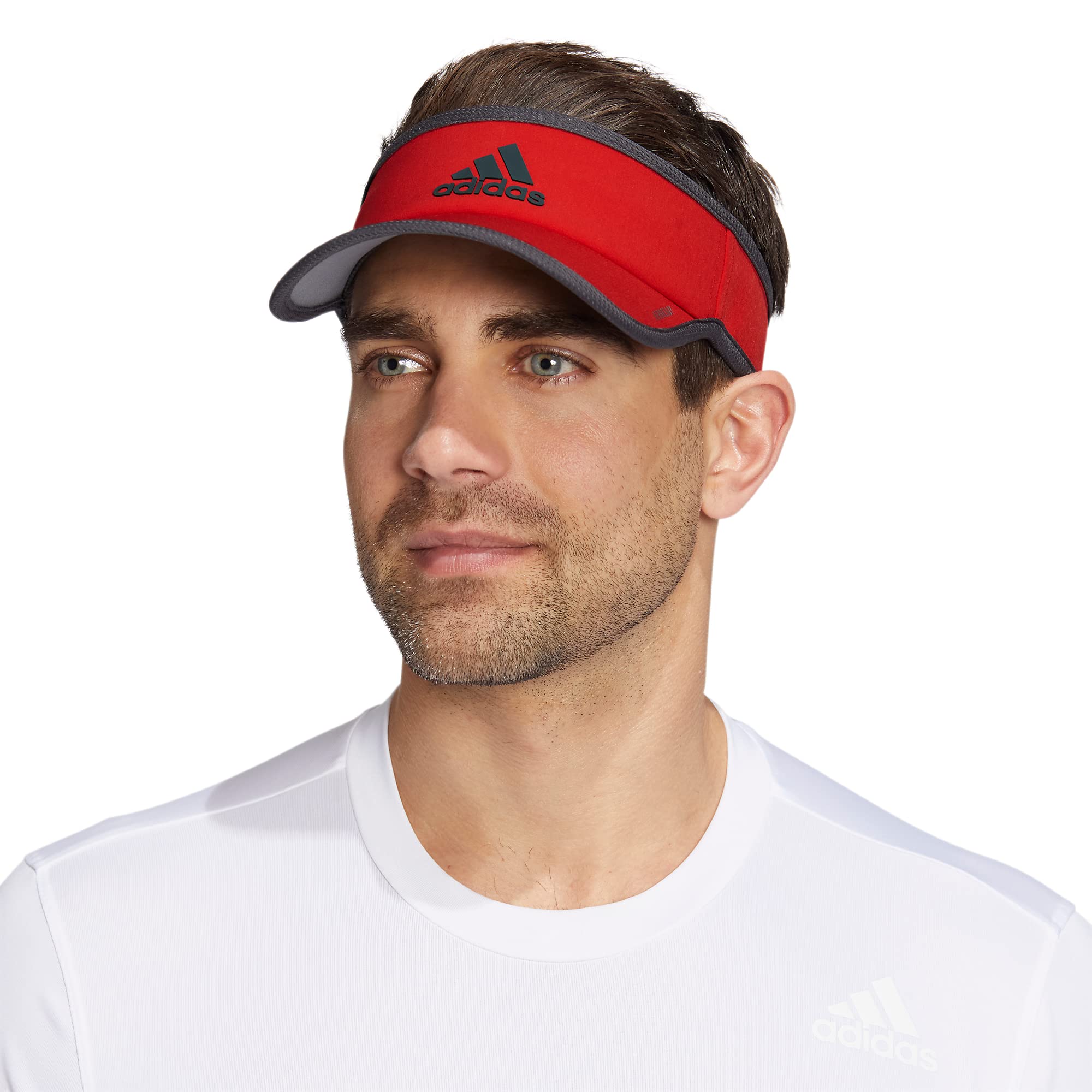 Foto 6 pulgar | Visor Adidas Superlite De Ajuste Ajustable Para Hombre, Rendimiento Deportivo - Venta Internacional.