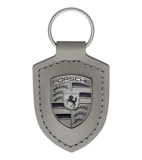 Foto 1 | Llavero Porsche De Piel Turbonita Gris Plomizo - Venta Internacional.