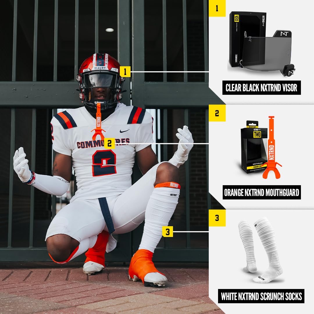 Foto 7 pulgar | Visera De Fútbol Nxt Nxt Nxtrnd Vzr3 Con Tecnología De Lente Curva - Venta Internacional.