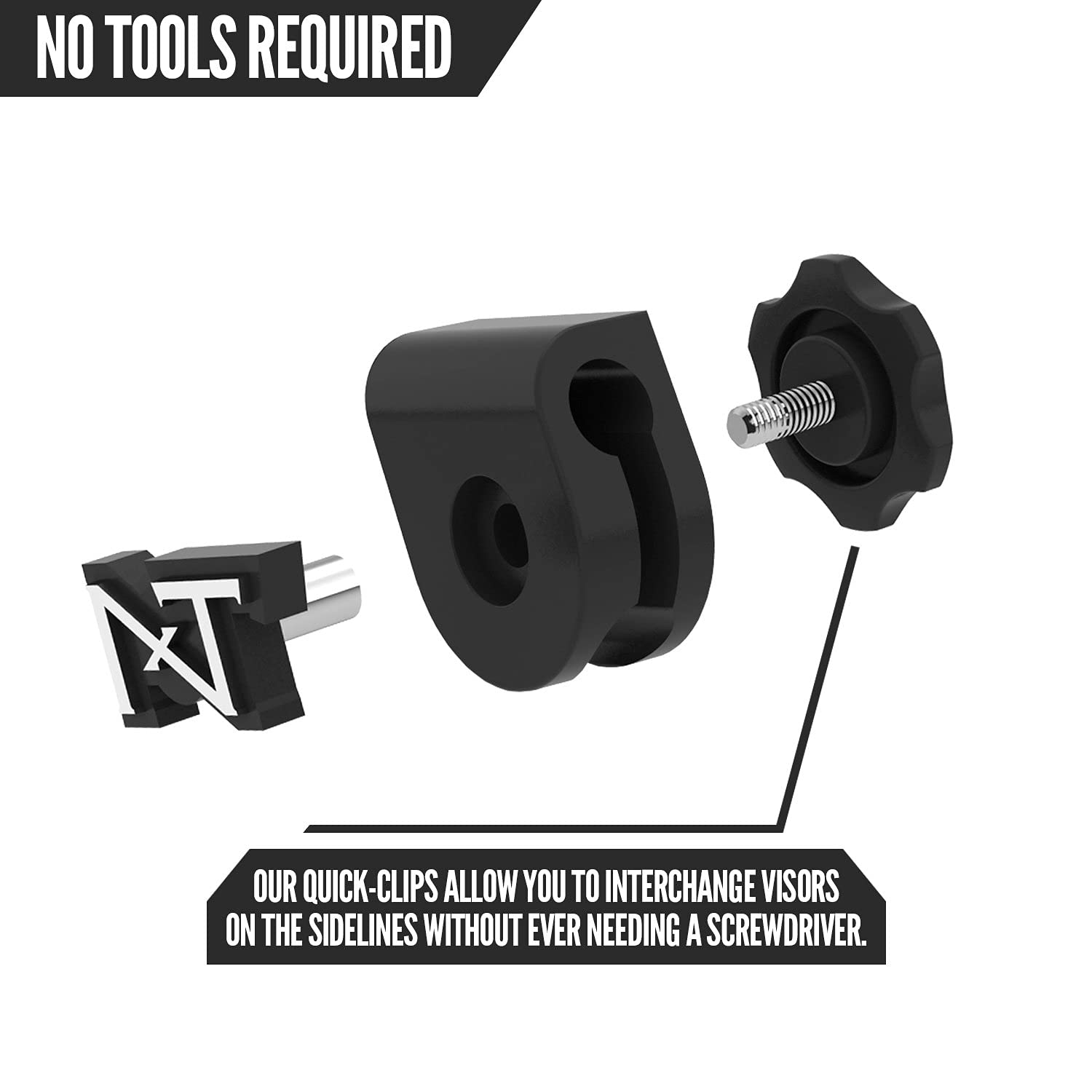 Foto 5 pulgar | Visor De Fútbol Nxt Nxt Nxtrnd Vzr3 Con Tecnología De Lente Curva, Color Rojo - Venta Internacional.
