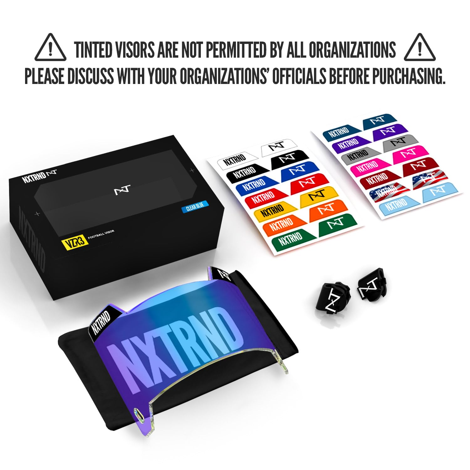 Foto 2 | Visera De Fútbol Nxt Nxt Nxtrnd Vzr3 Con Tecnología De Lente Curva - Venta Internacional.