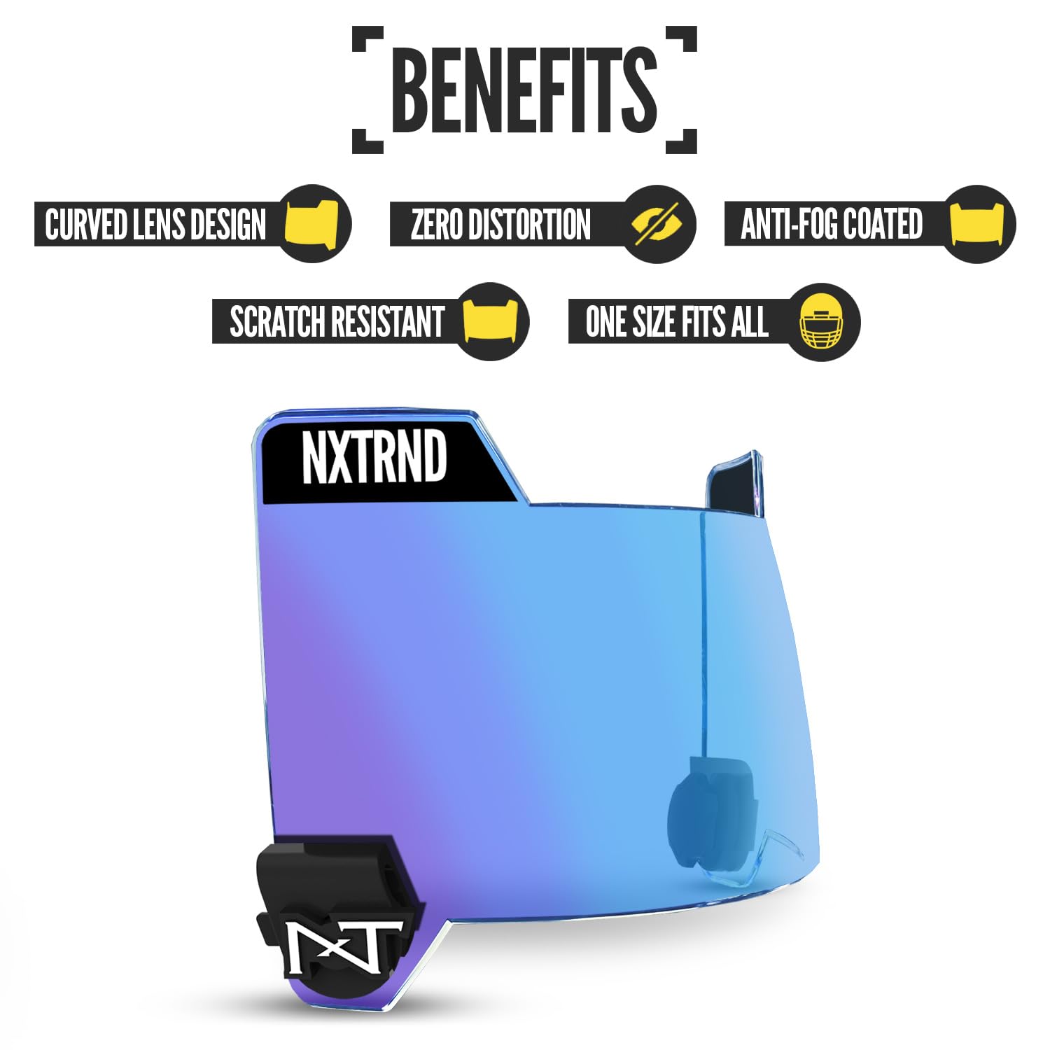 Foto 4 pulgar | Visera De Fútbol Nxt Nxt Nxtrnd Vzr3 Con Tecnología De Lente Curva - Venta Internacional.