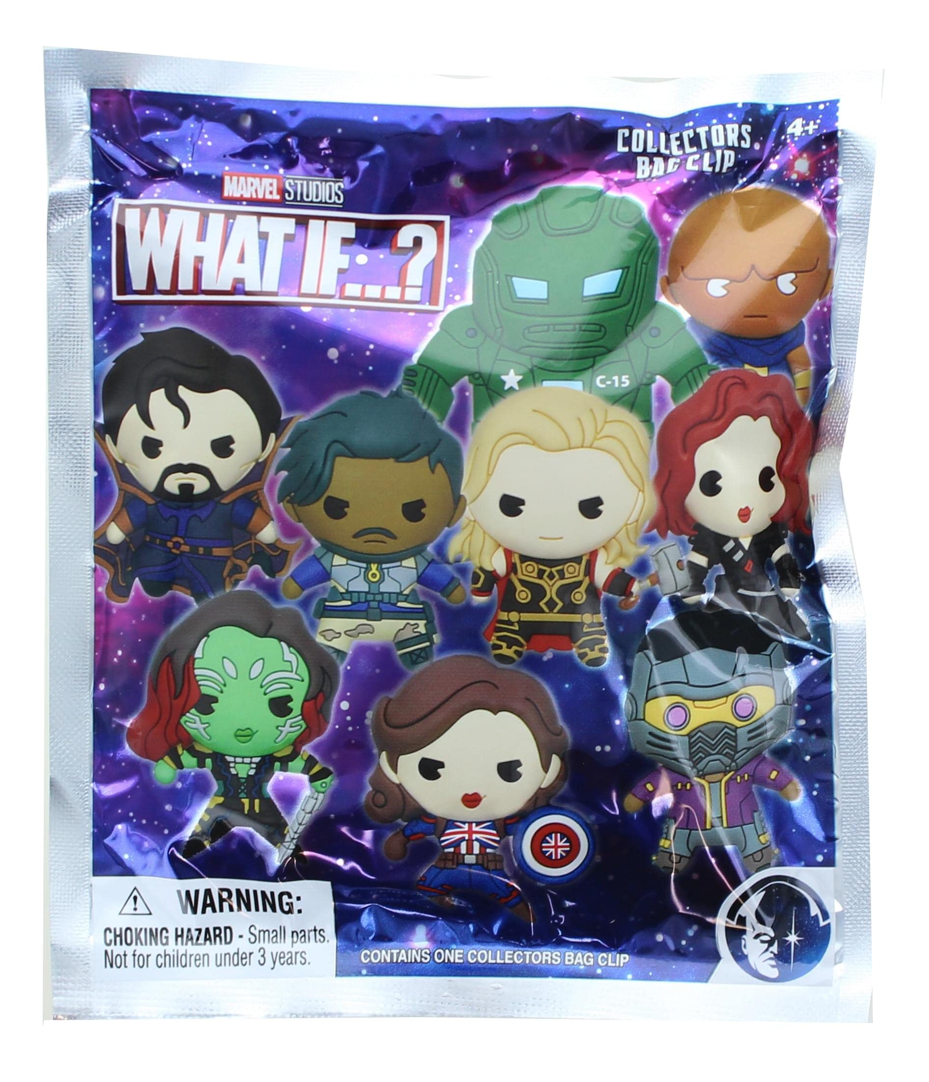 Foto 1 | Bag Clip Marvel ¿y Si...? Espuma 3d De La Serie 1 Con Licencia Oficial - Venta Internacional.