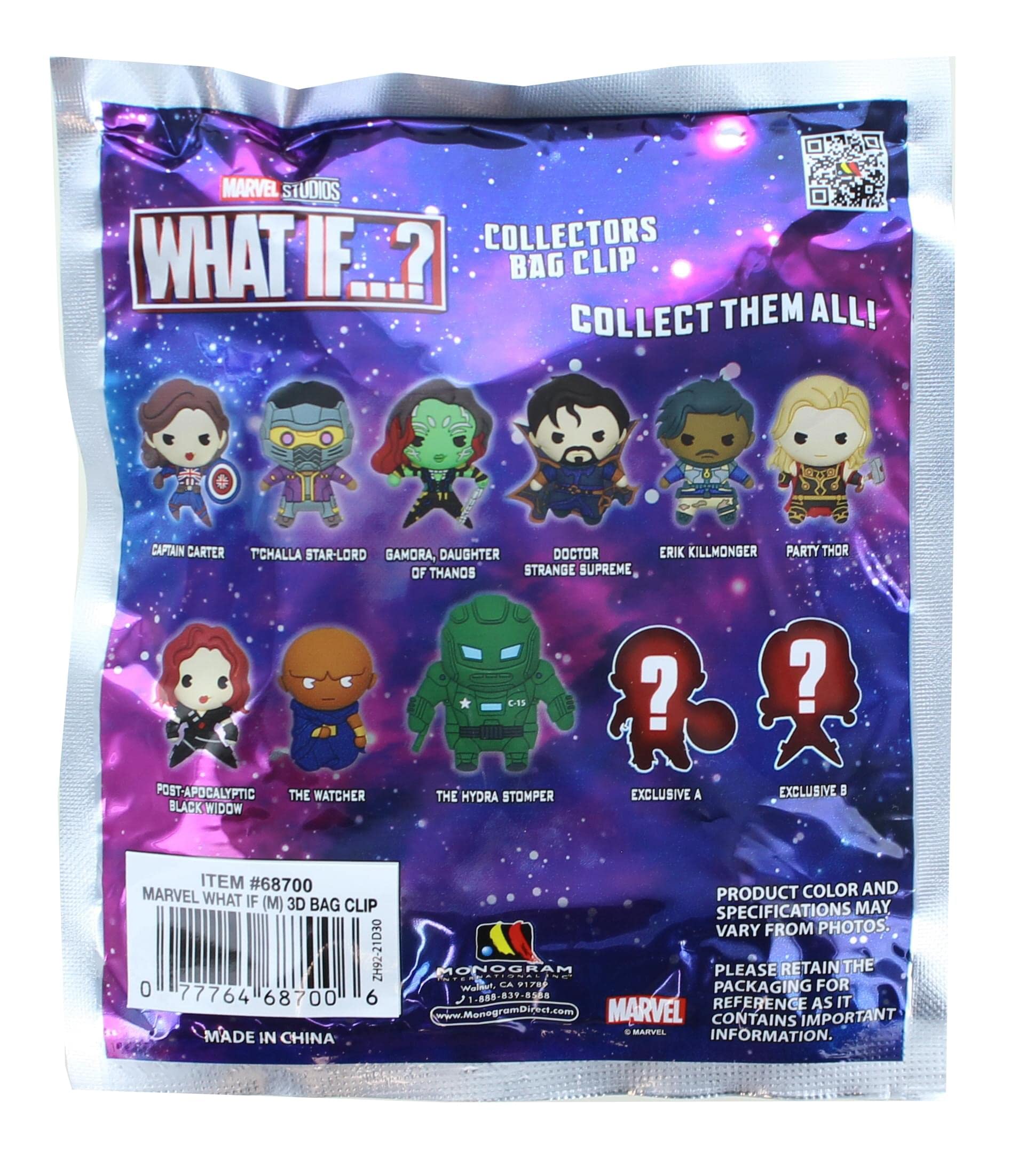 Foto 4 pulgar | Bag Clip Marvel ¿y Si...? Espuma 3d De La Serie 1 Con Licencia Oficial - Venta Internacional.