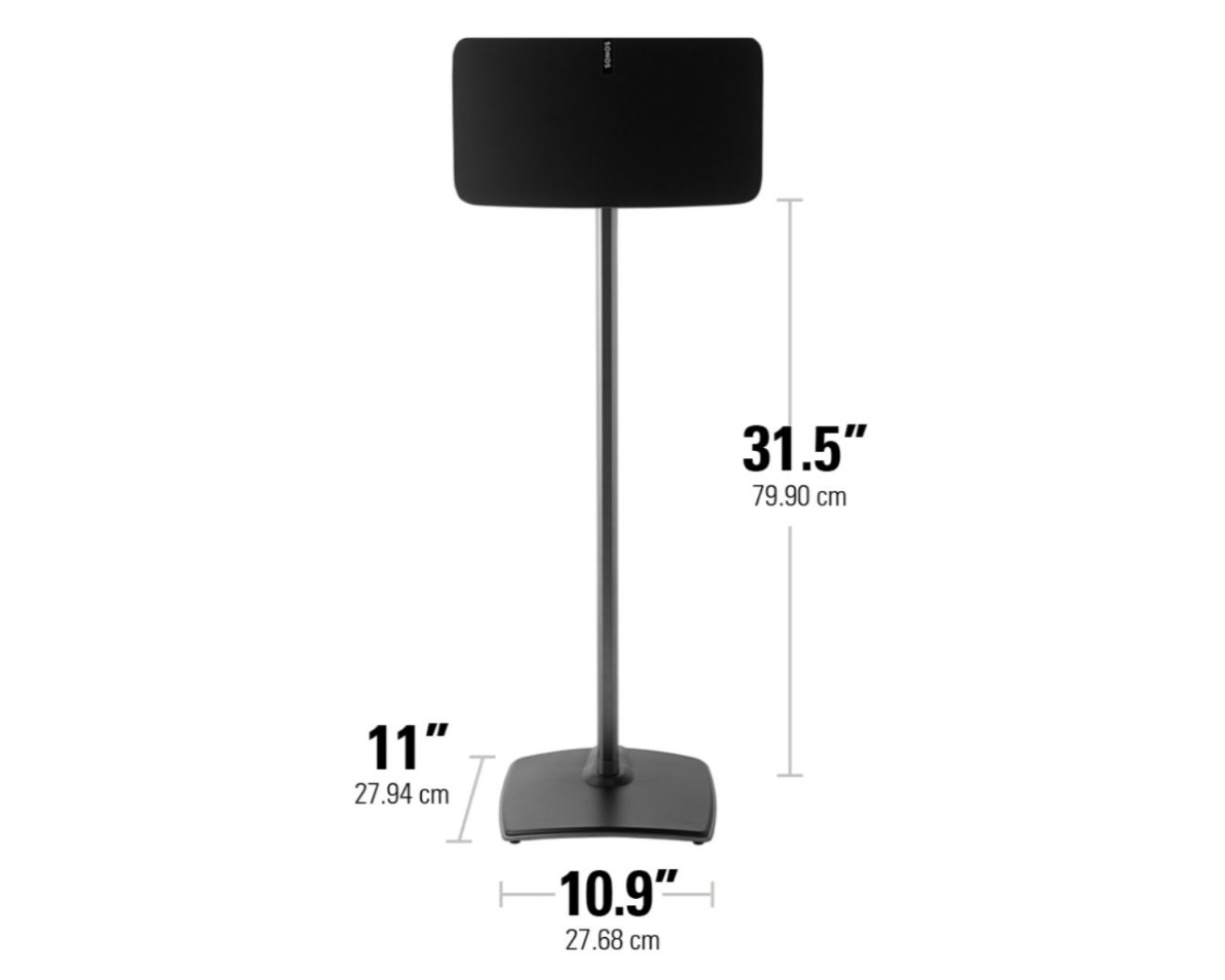 Foto 2 | Soporte de Altavoz Inalámbrico Sanus Wss51-b1 Diseñado P/sonos Play 5 color Negro