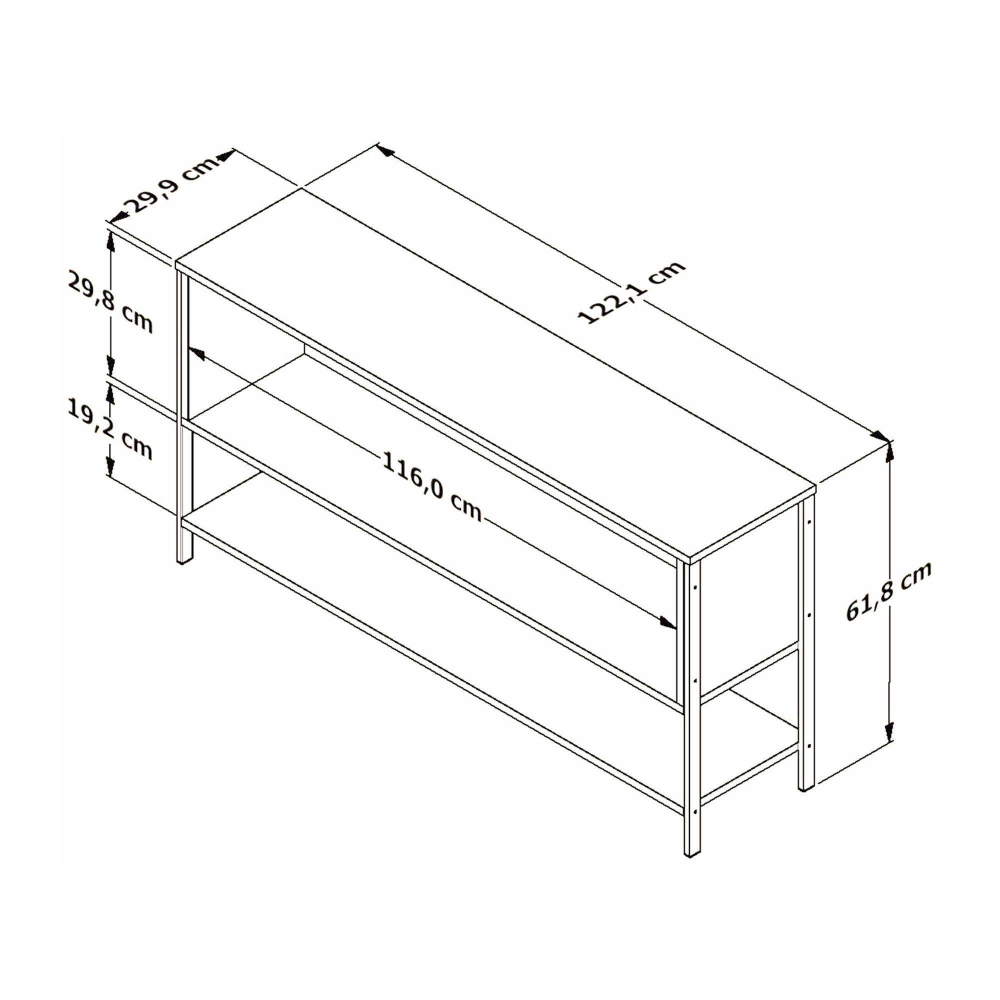 Foto 4 pulgar | Mueble Para Tv Y Más - Chocolate