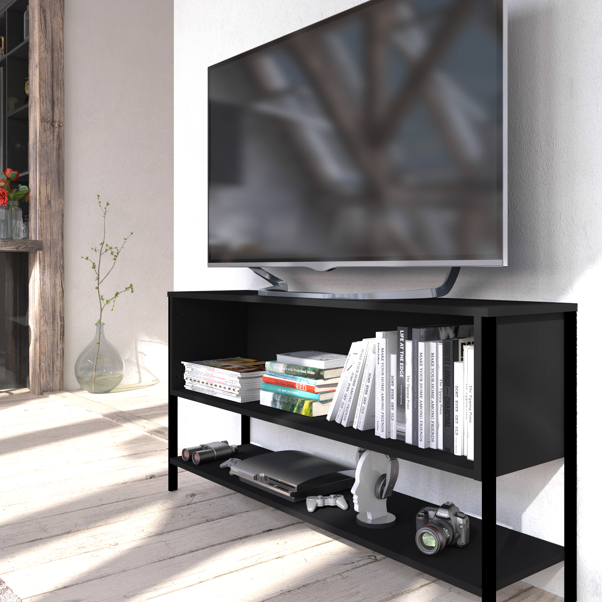 Foto 3 pulgar | Mueble Para Tv Y Más - Negro