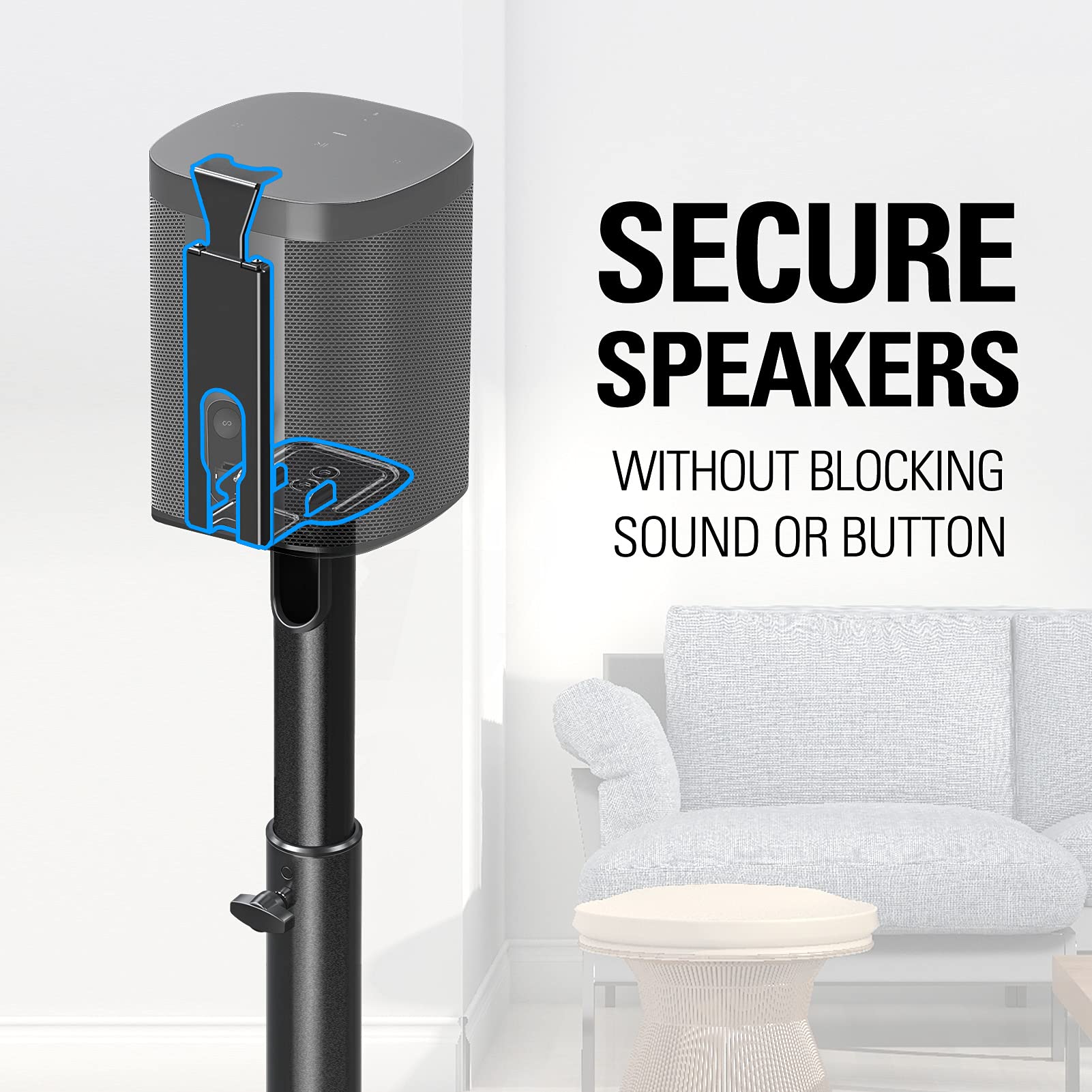 Foto 6 pulgar | Soportes De Altavoz Mounting Dream Para Sonos One, One Sl, Play:1 - Venta Internacional.