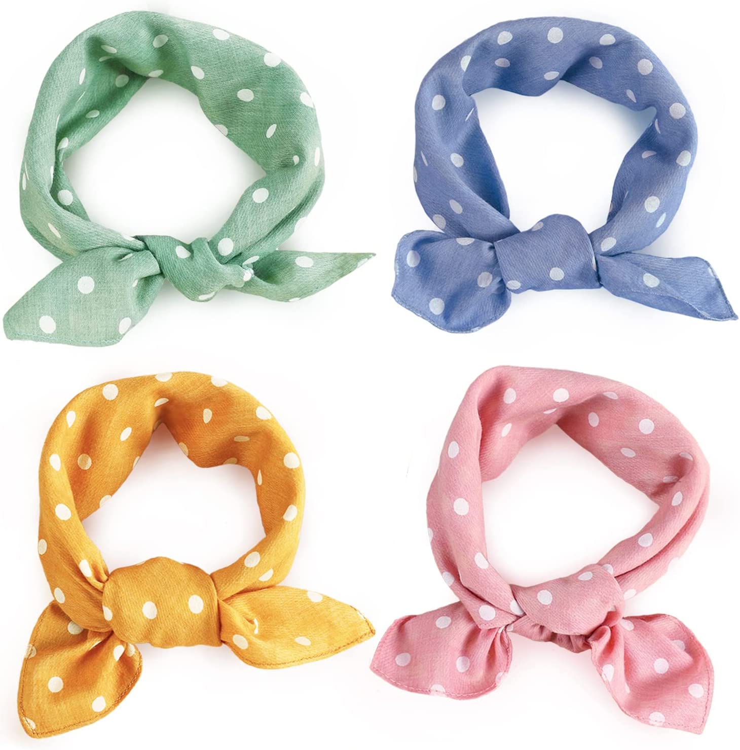 Foto 2 | Pañuelos Para Perros Huoguo, Regalo De Cumpleaños, Algodón Suave, 4 Unidades, Para Cachorros - Venta Internacional.