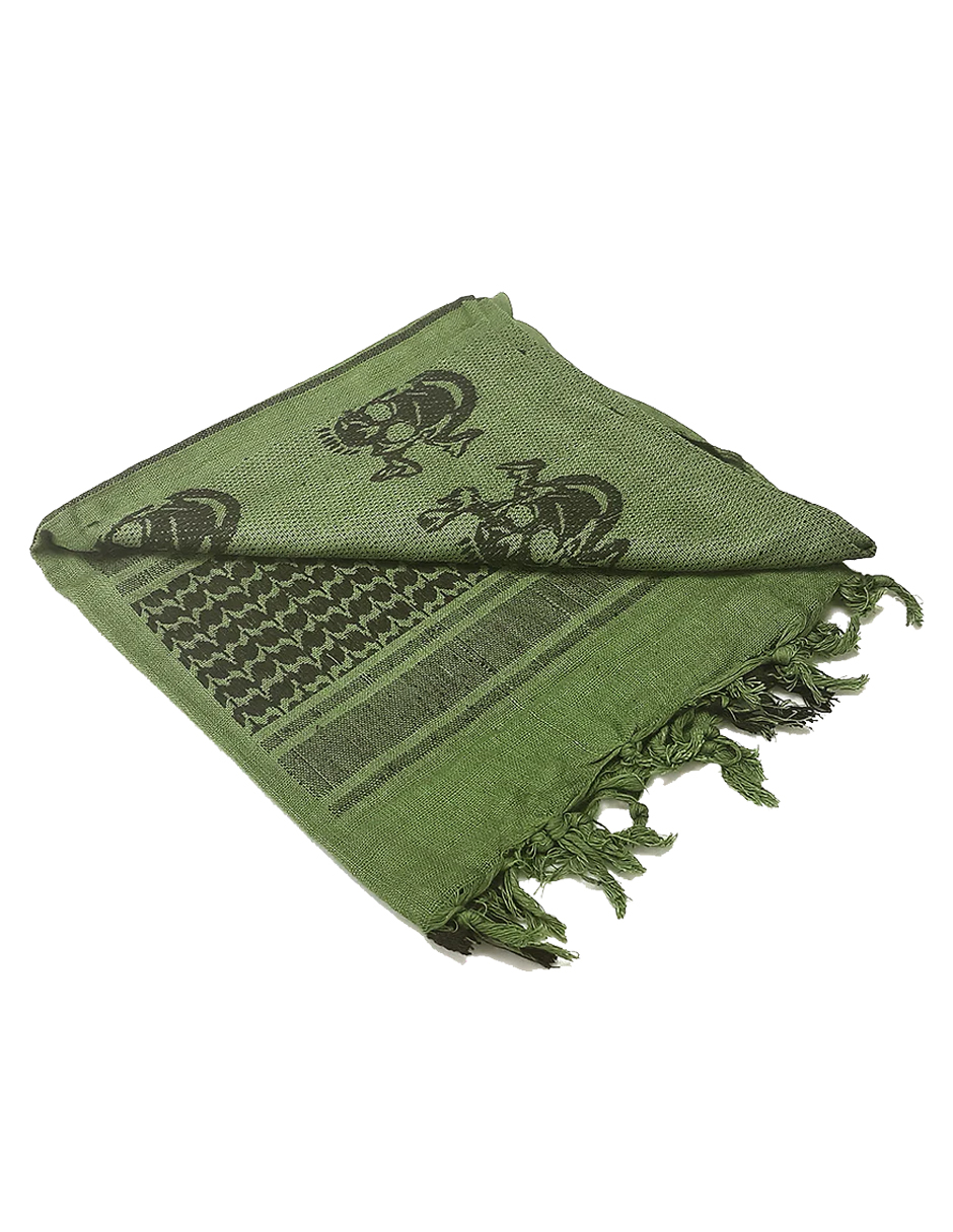 Foto 1 | Shemagh 100% Algodón Neg/ver Skull Marca Condor
