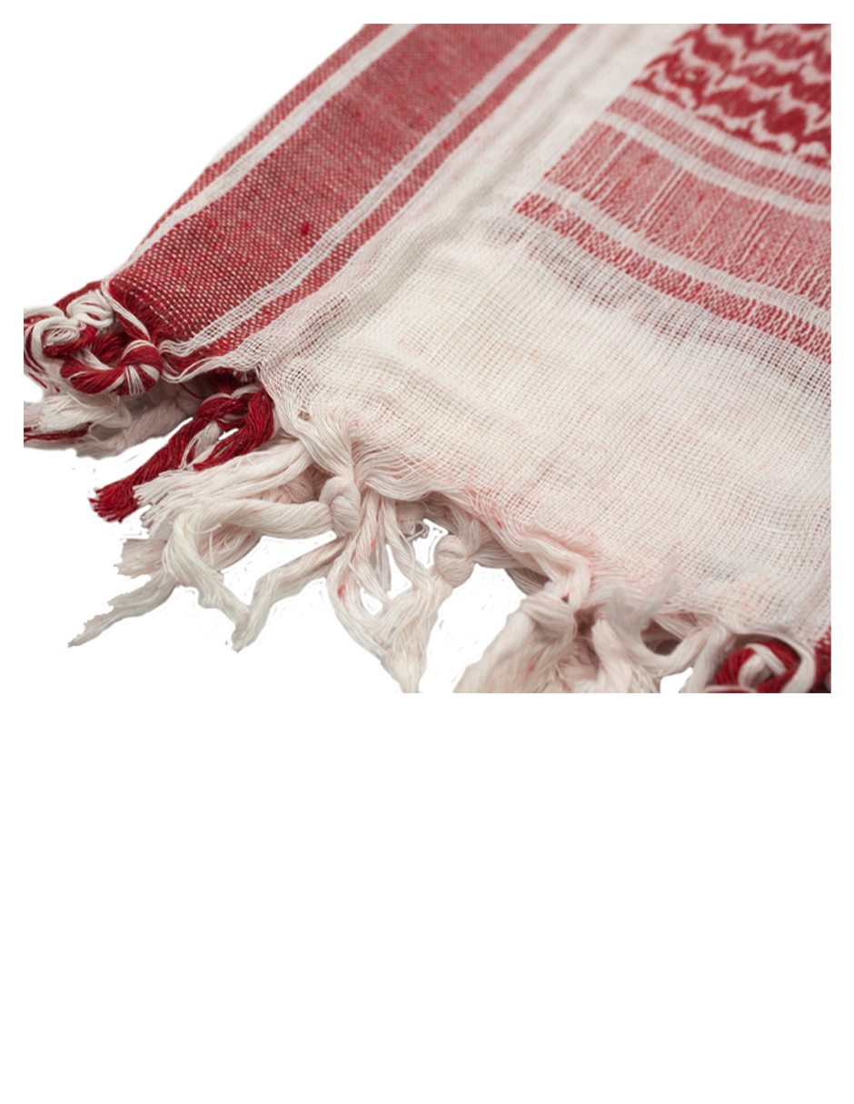 Foto 2 | Shemagh 100% Algodón Roj/bla Marca Condor