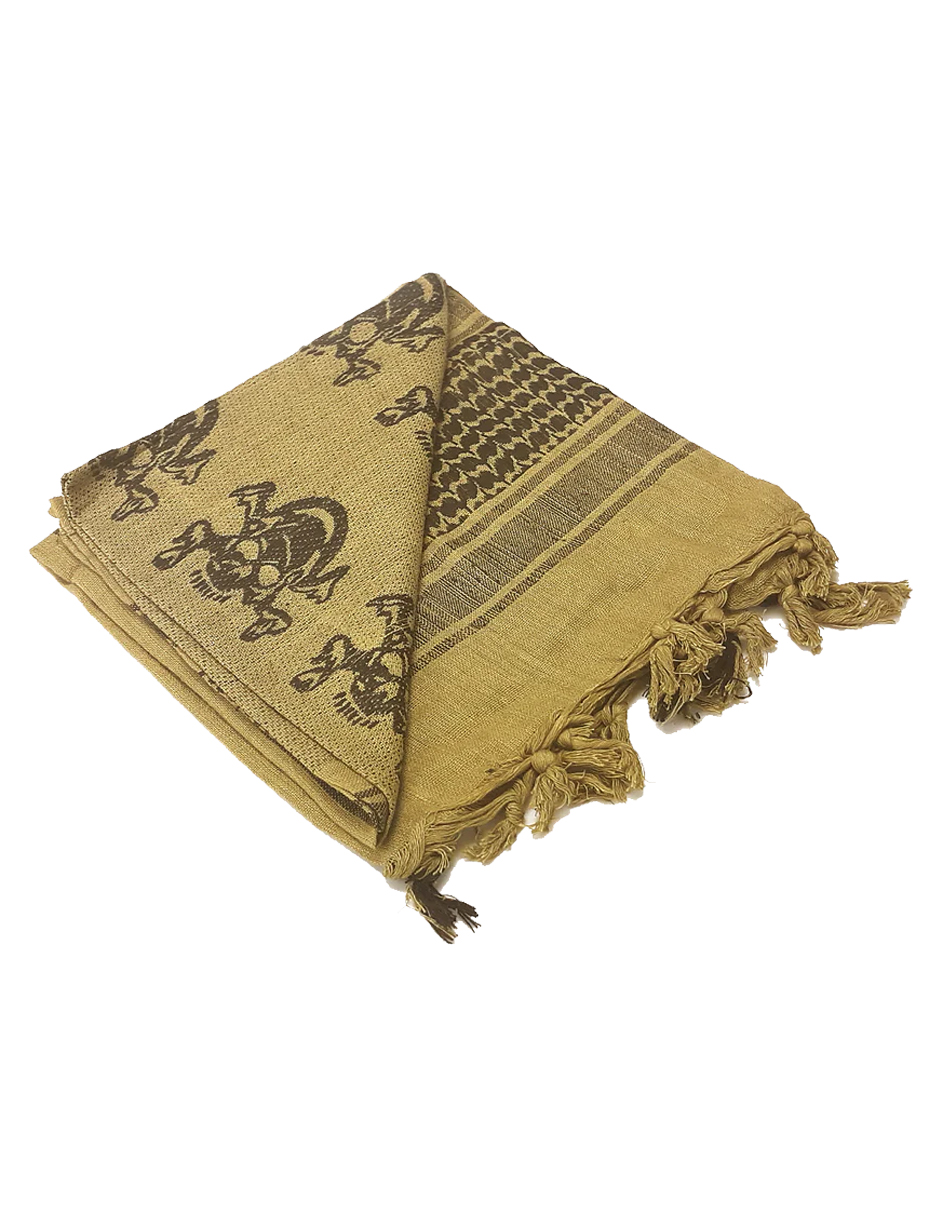 Foto 1 | Shemagh 100% Algodón Neg/tan Skull Marca Condor