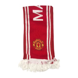 Foto 4 | Kit De 3 Piezas Cartera, Bonete Y Bufanda Manchester United Color Vino