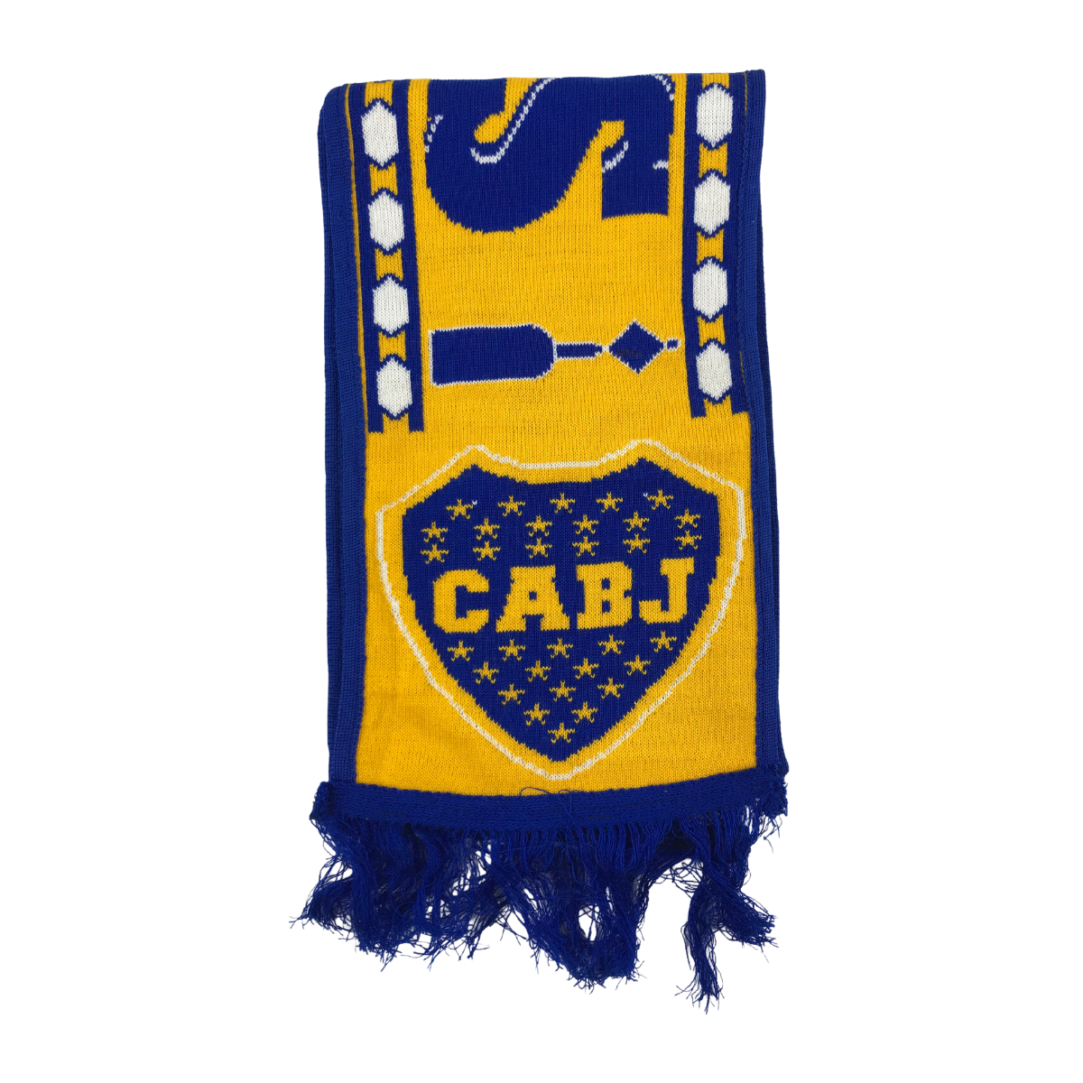 Foto 4 pulgar | Bufanda Boca Juniors Color Amarillo Con Rey