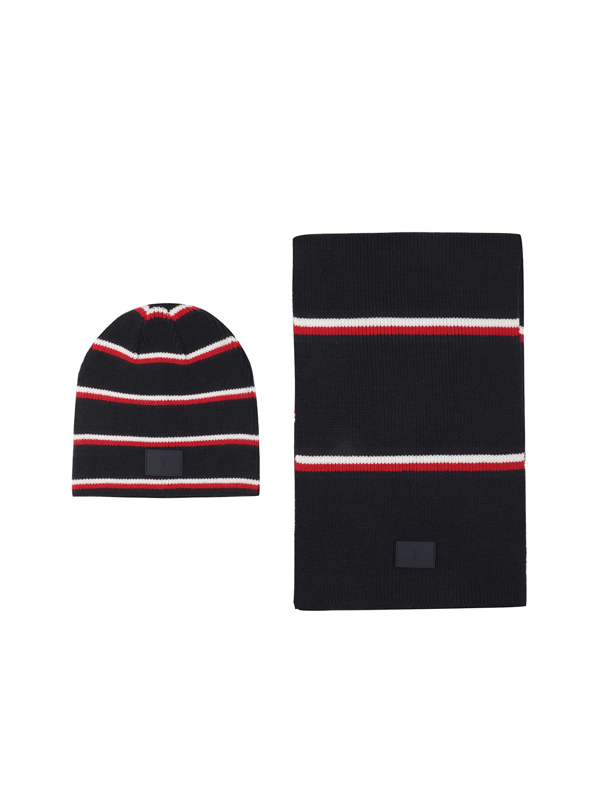 Foto 3 pulgar | Set De Bufanda, Gorro Y Guantes Tommy Hilfiger Global Stripe - Venta Internacional.