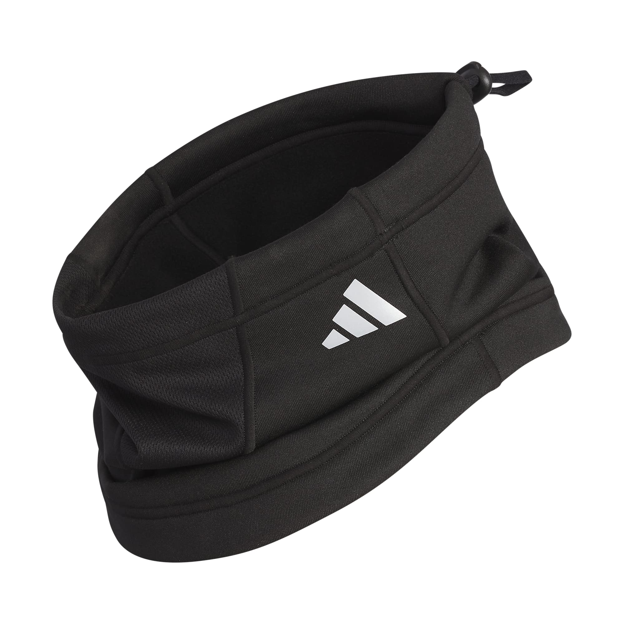 Calentador De Cuello Adidas Alphaskin Negro Y Plateado Reflectante F23 - Venta Internacional.