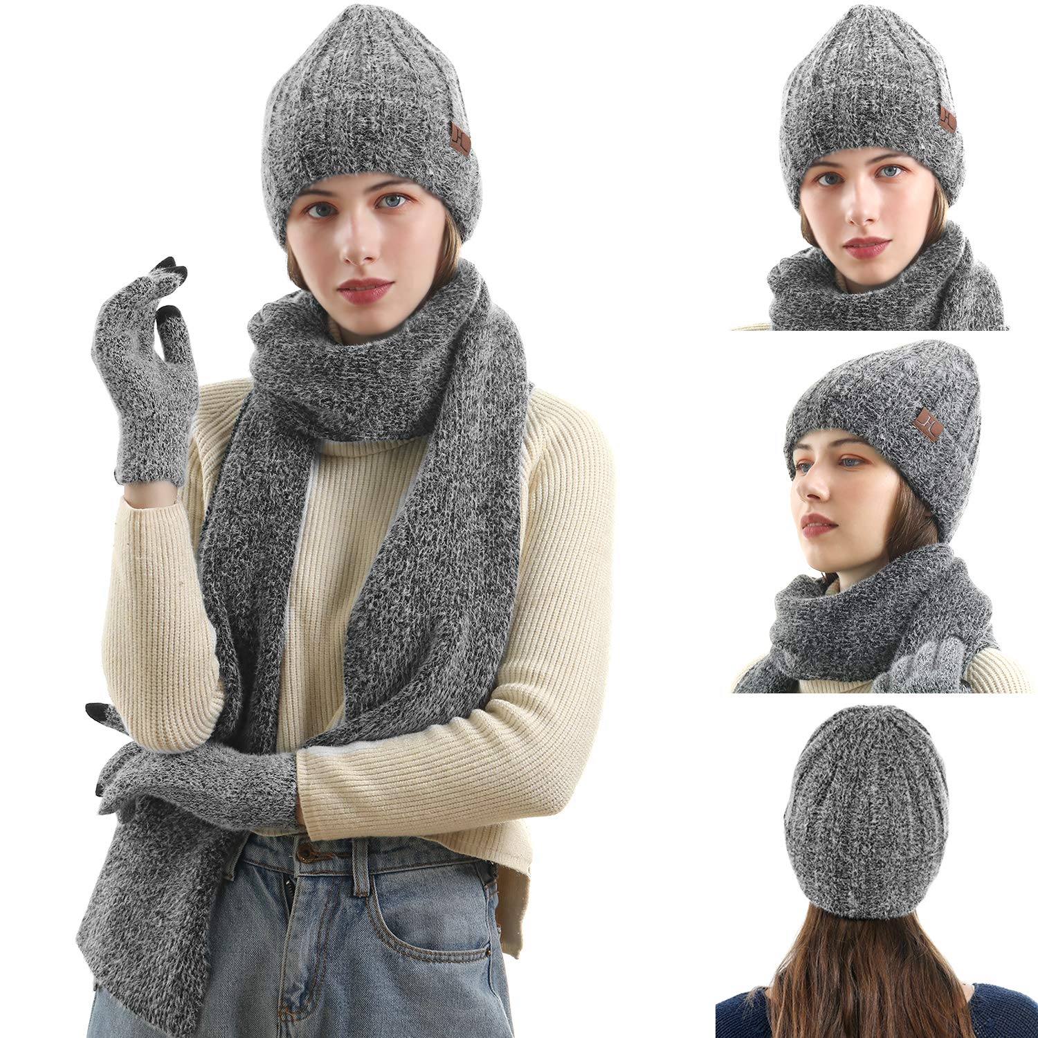 Foto 8 pulgar | Set De Invierno Fz Fantastic Zone: Gorro, Guantes, Bufanda Para Mujer - Venta Internacional.