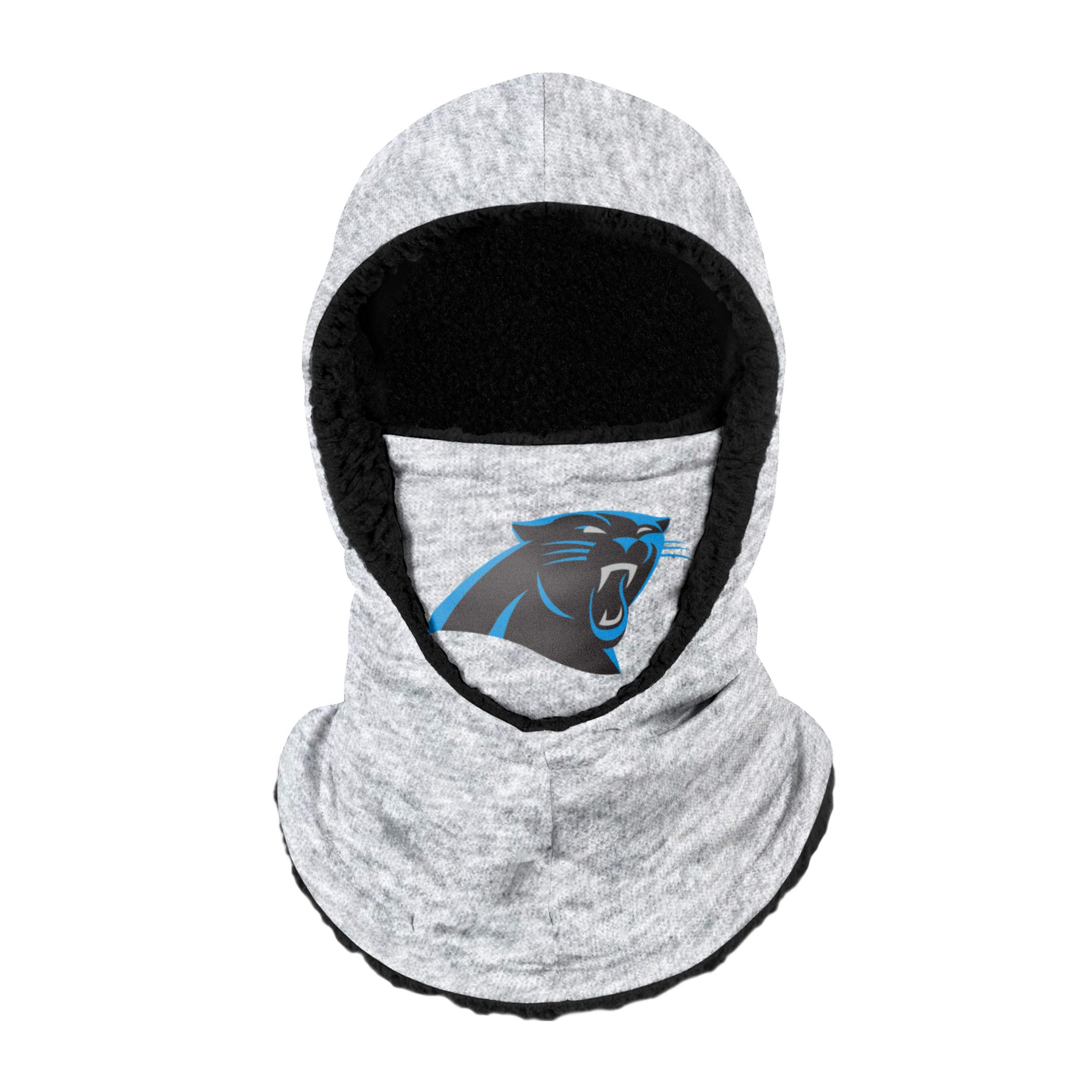 Foto 2 pulgar | Polaina Con Capucha Foco Carolina Panthers Nfl Heather Grey - Venta Internacional.