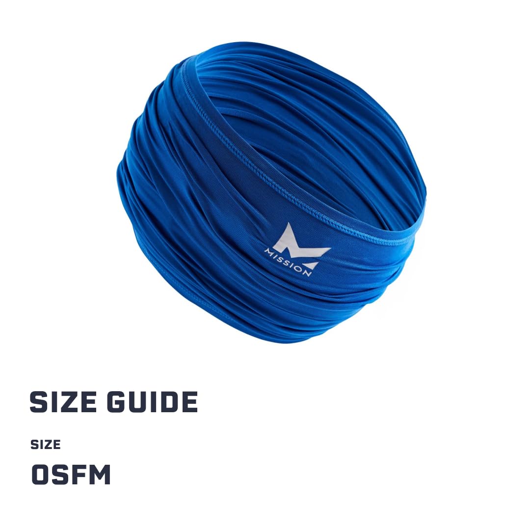 Foto 5 pulgar | Polaina Para Cuello Mission Cooling 12 En 1, Ligera, Azul, Unisex - Venta Internacional.