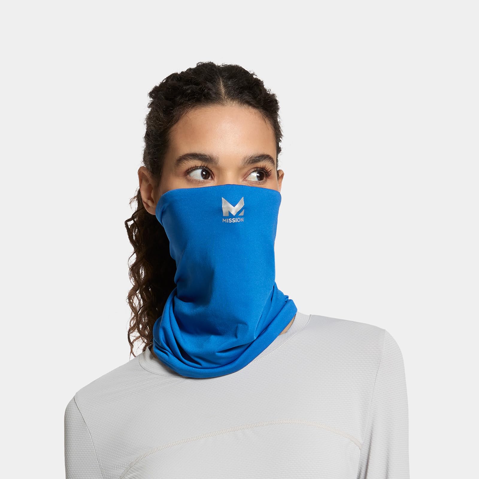 Foto 6 pulgar | Polaina Para Cuello Mission Cooling 12 En 1, Ligera, Azul, Unisex - Venta Internacional.