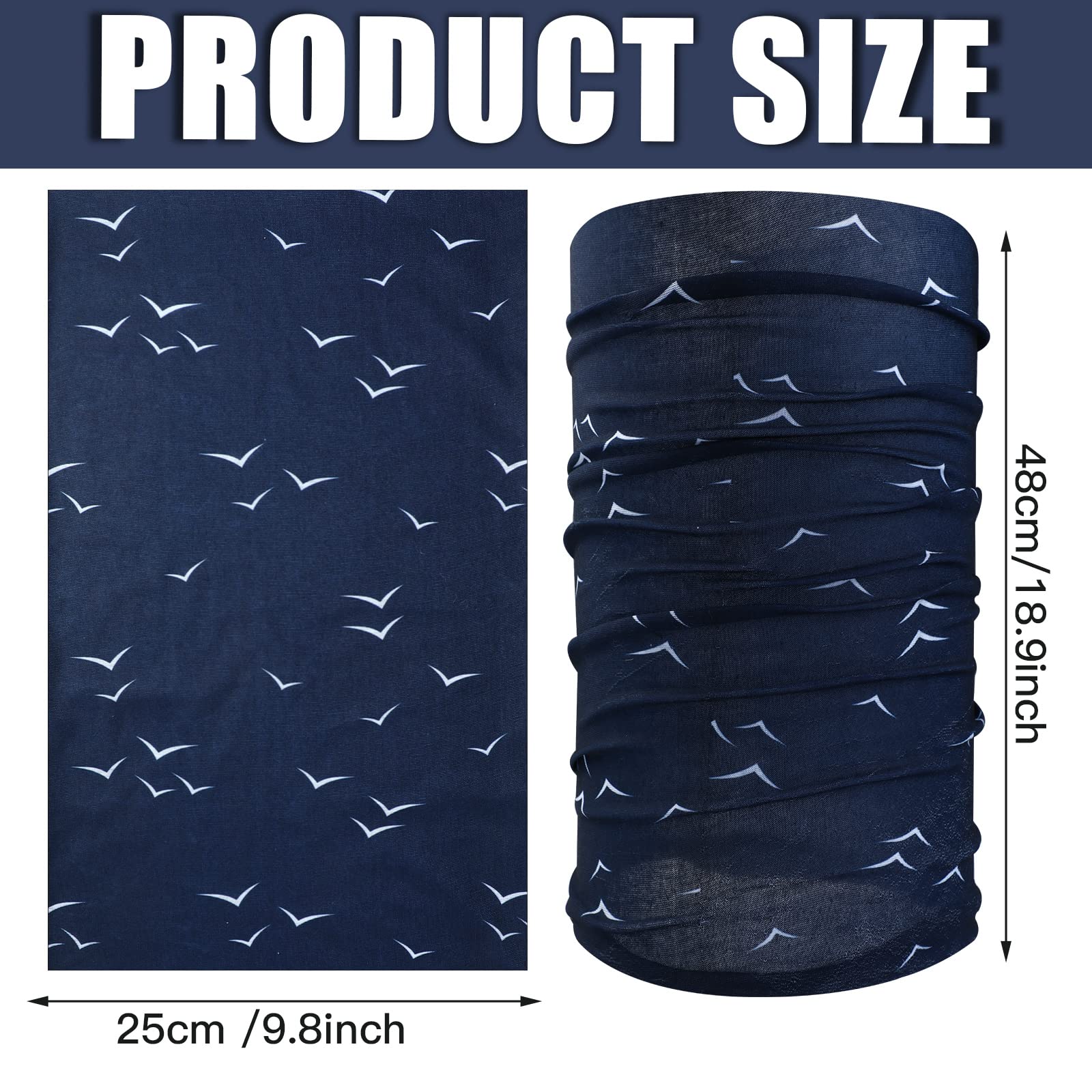 Foto 4 pulgar | Bufanda Para El Cuello, Pañuelos Para Hombre, Capuchas, Pasamontañas, 8 Unidades - Venta Internacional.