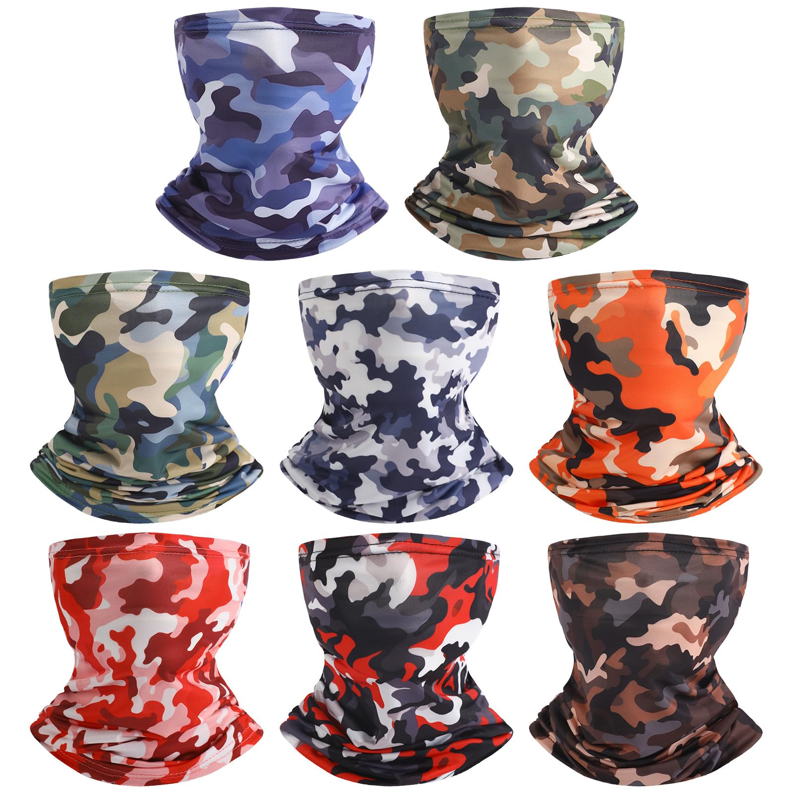 Foto 2 pulgar | Pañuelos Con Polaina Para El Cuello Para Hombre, Camuflaje De Verano, Satinior - Venta Internacional.
