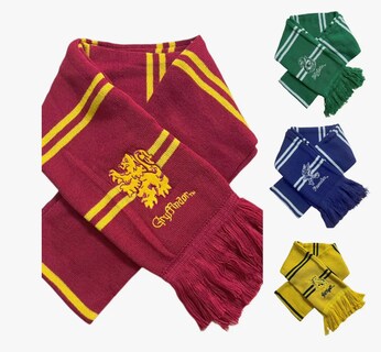 Foto 2 | Bufanda Bordada De Harry Potter De Alta Calidad