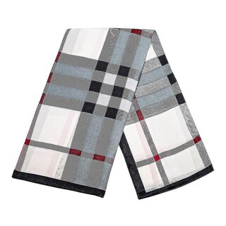 Foto 1 | Bufanda Pañuelos Para La Cabeza Diseño De Tablero De Ajedrez Huoguo Color Blanco - Venta Internacional.