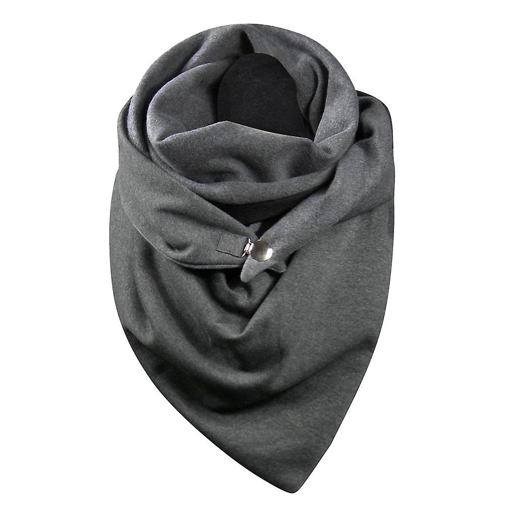 Foto 6 pulgar | Bufanda Huoguo Fashion Para Mujer  Con Botones  Estampado De Puntos Lisos  Envoltura Suave - Venta Internacional.
