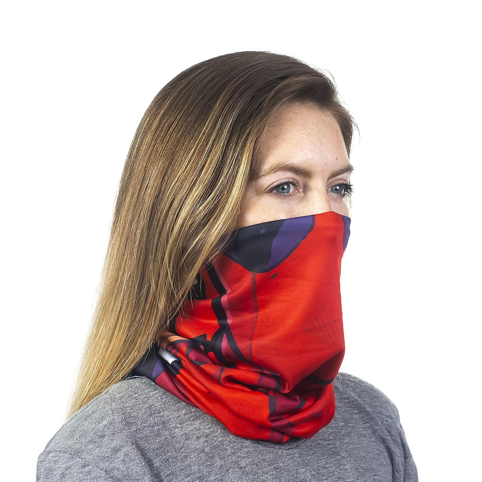 Foto 4 | Polaina Para Cuello Marvel Deadpool Concept One Negra De Poliéster - Venta Internacional.