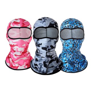 Foto 1 | Pasamontañas Camuflaje Militar Táctico Bandana, 3 Pzs Gris, Rosa Y Azu