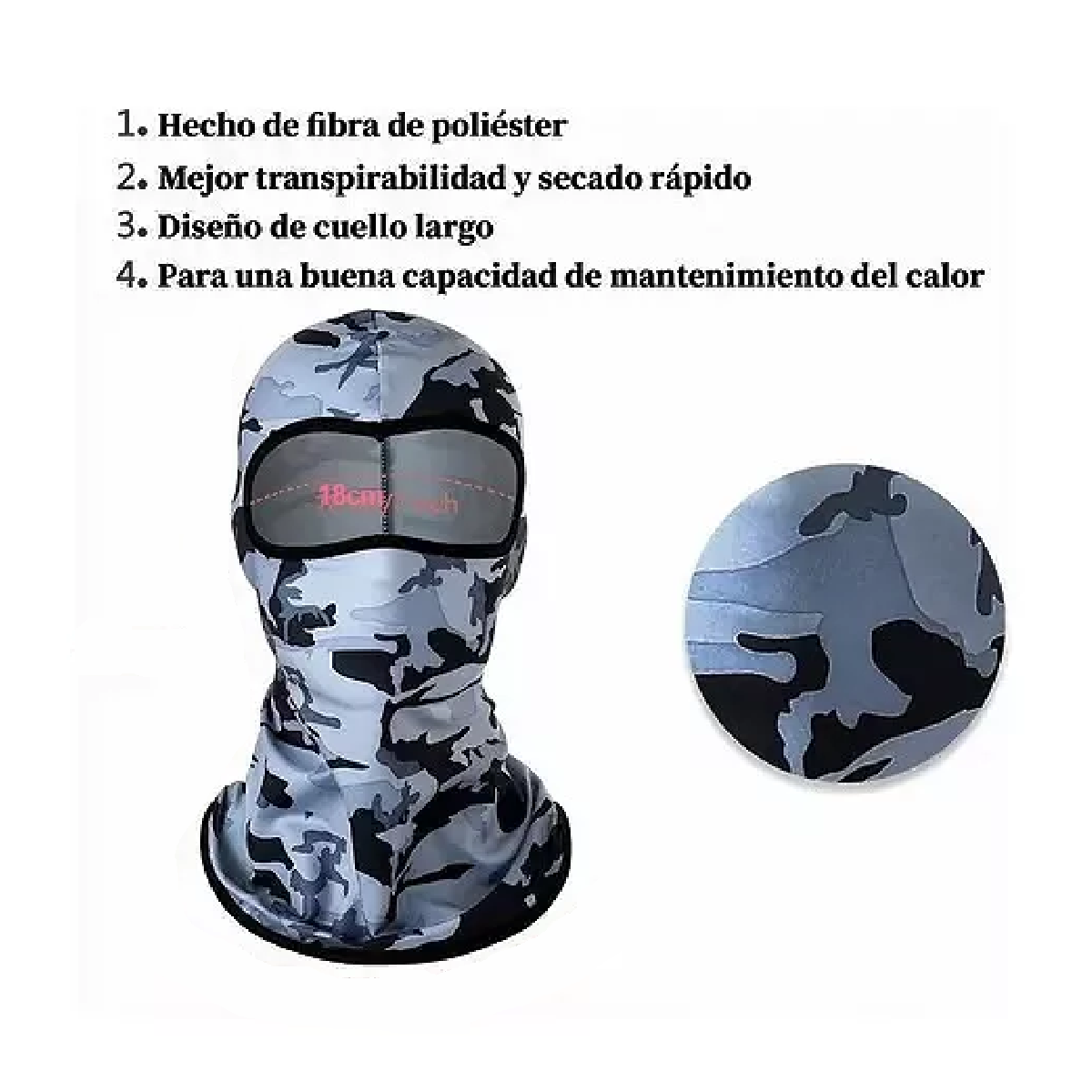 Foto 3 pulgar | Pasamontañas Camuflaje Militar Táctico Bandana, 3 Pzs Gris, Rosa Y Azu