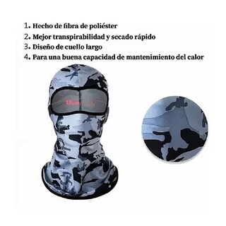Foto 2 | Pasamontañas Camuflaje Militar Táctico Bandana, 3 Pzs Gris, Rosa Y Azu