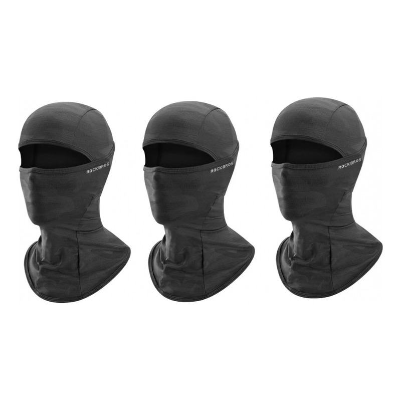 Máscara De Ciclismo Balaclava Ski Uv 3 Piezas Basamontanas - Venta Internacional.