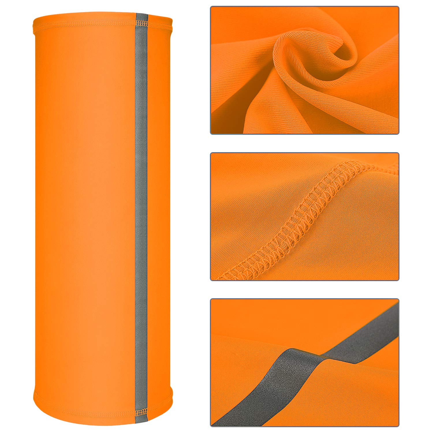 Foto 4 pulgar | Bufanda Satinior, Máscara Facial, Color Naranja Reflectante - Venta Internacional.