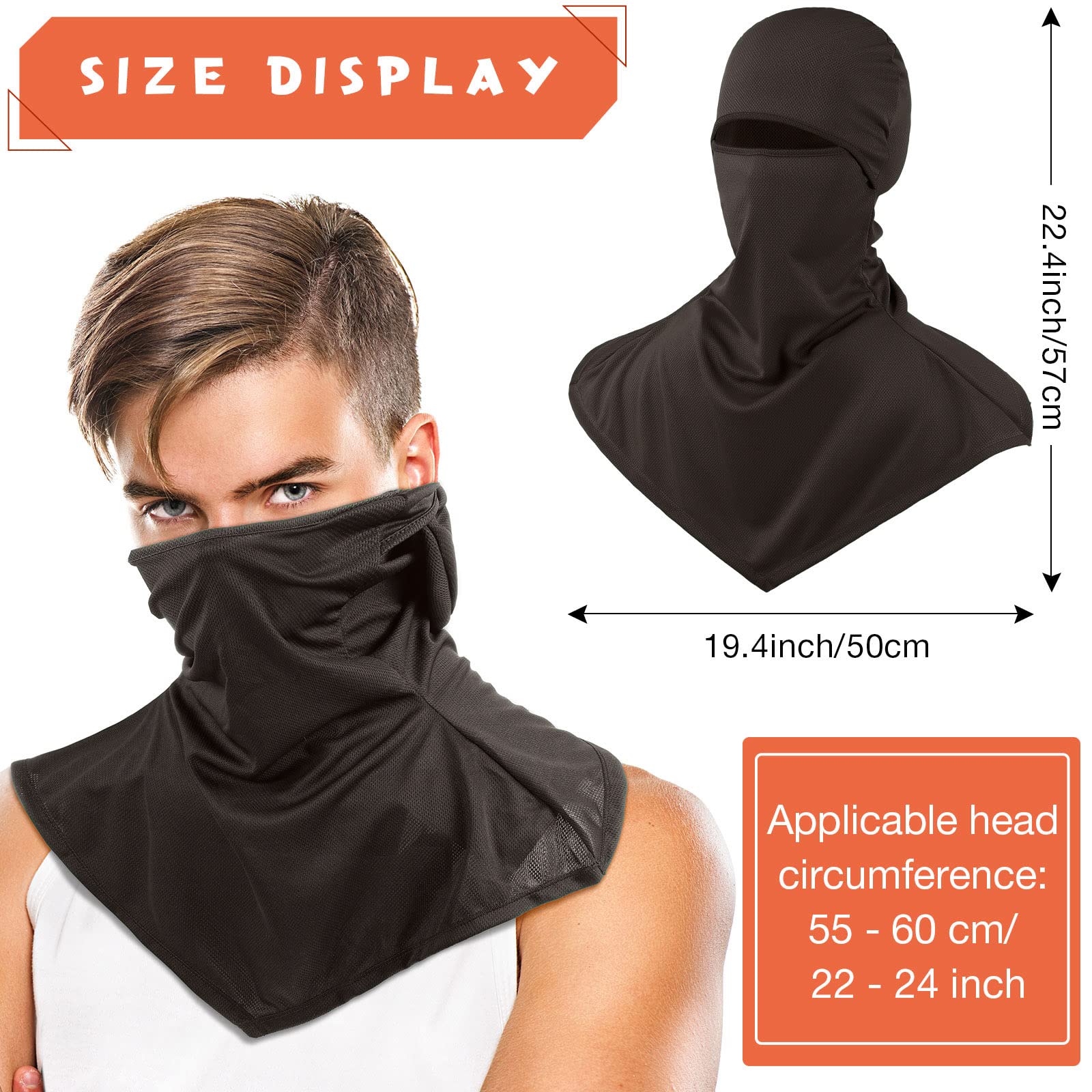 Foto 3 pulgar | Funda Para Máscara Facial Con Pasamontañas Syhood Summer, 6 Piezas (negro, Gris, Azul, Azul Marino,  - Venta Intern