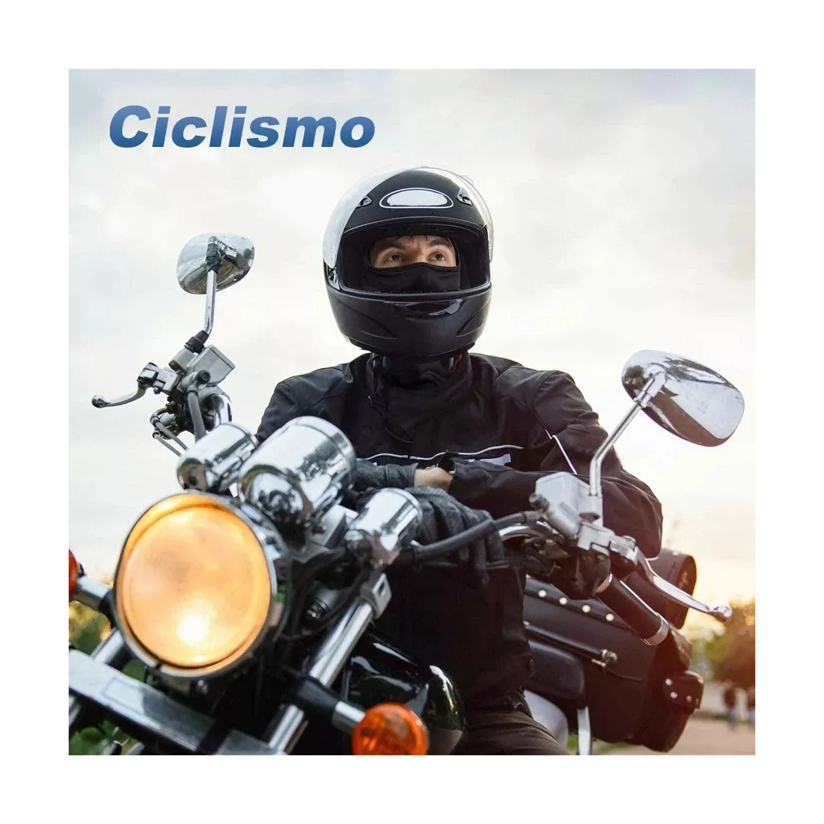 Foto 2 | Máscara Moto Ciclismo Táctica Pasamontañas Militar Lab.g Negro