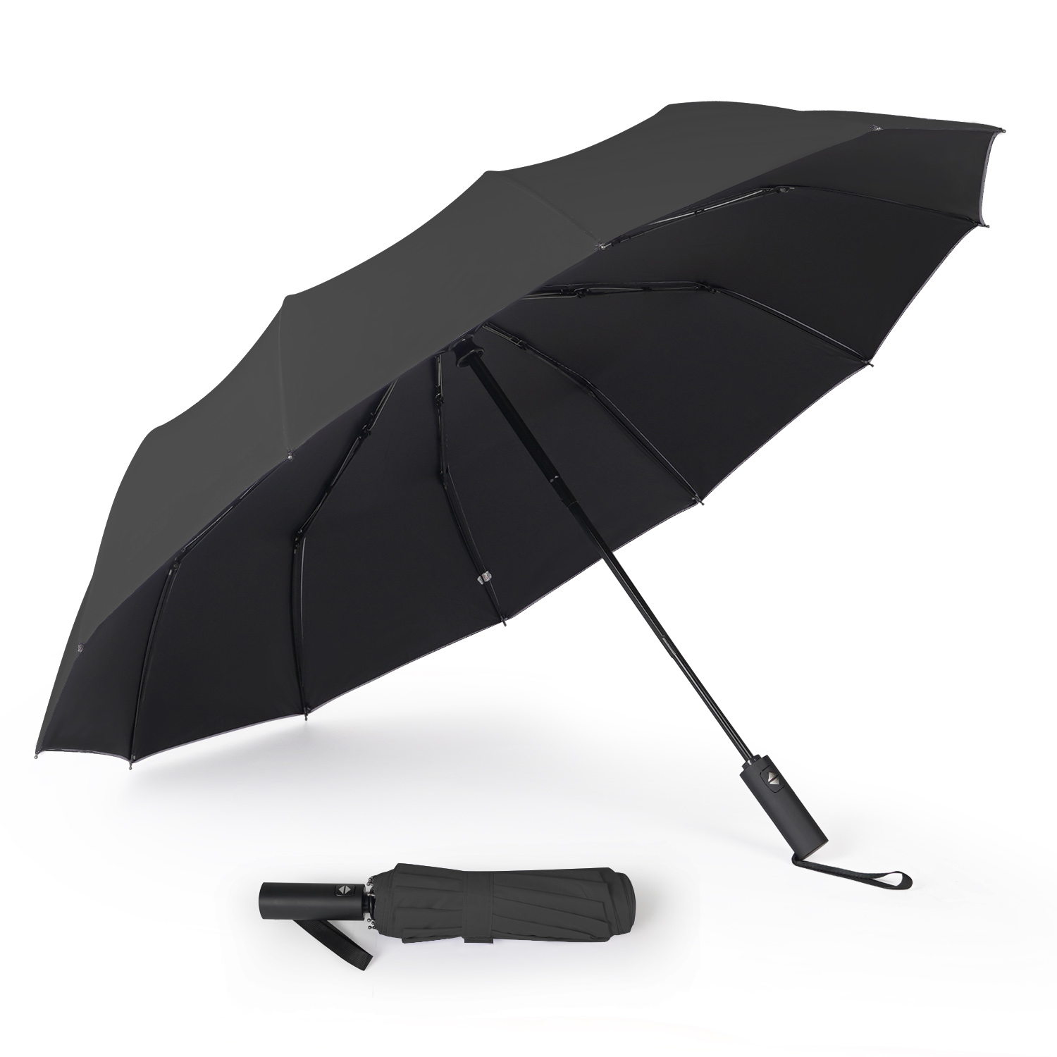 Foto 1 | Paraguas Plegable Sangkee Negro con Protección Uv