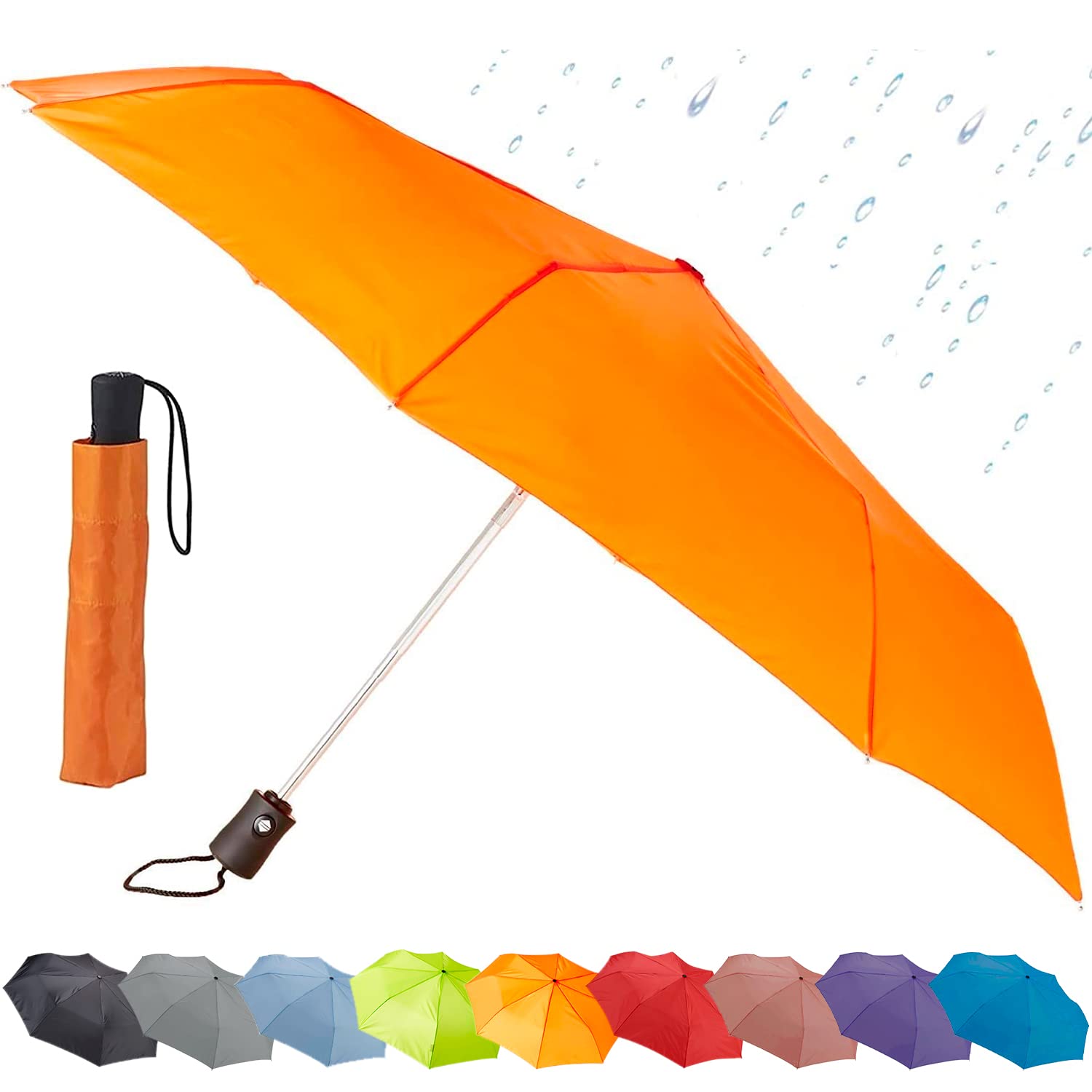 Foto 2 pulgar | Repelente De Agua A Prueba De Viento Umbrella Lewis N. Clark Travel - Venta Internacional.