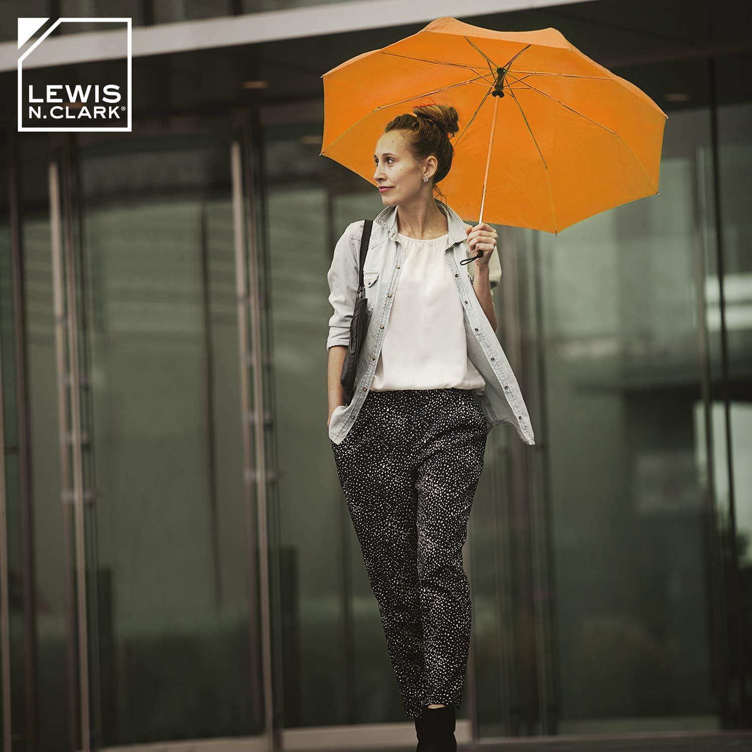 Foto 4 pulgar | Repelente De Agua A Prueba De Viento Umbrella Lewis N. Clark Travel - Venta Internacional.