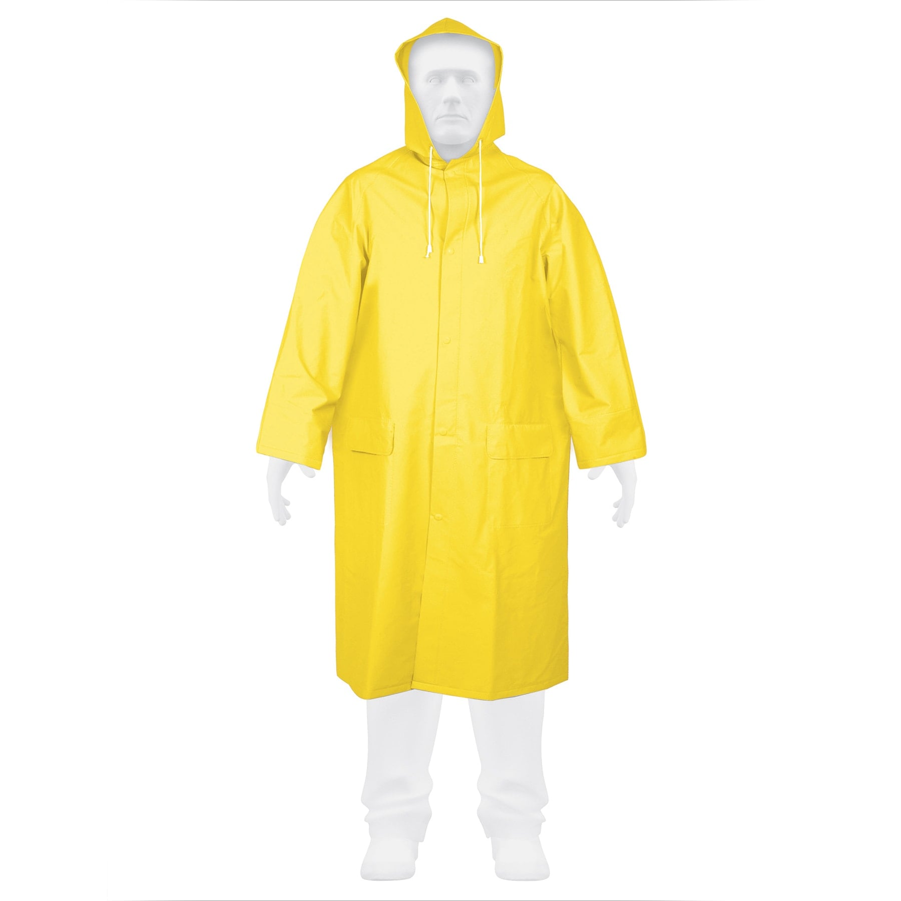 Gabardina Impermeable Doble Capa Truper IMPER color Amarillo