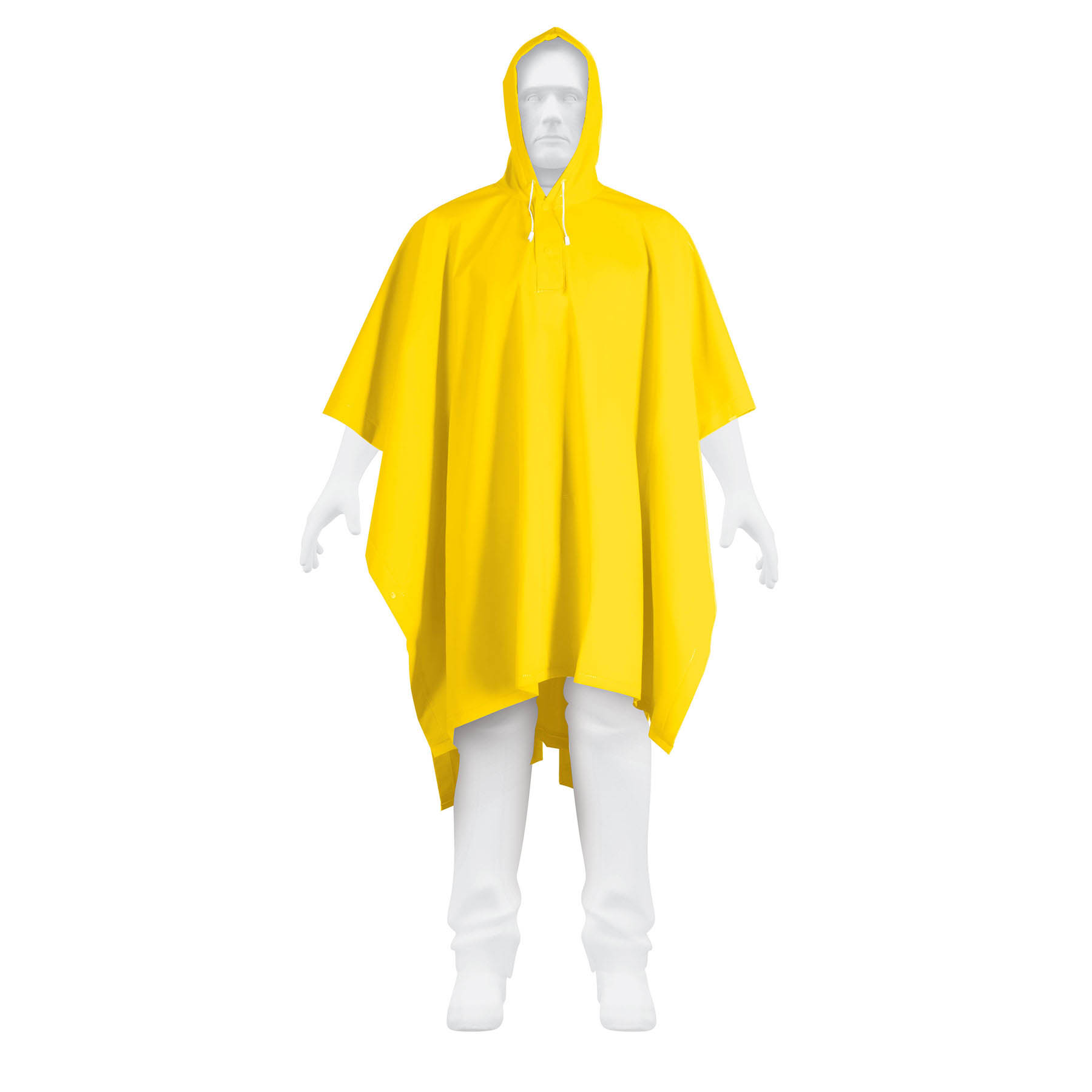 Capamanga Ó Poncho Doble Capa Unitalla Truper Expert color Amarillo