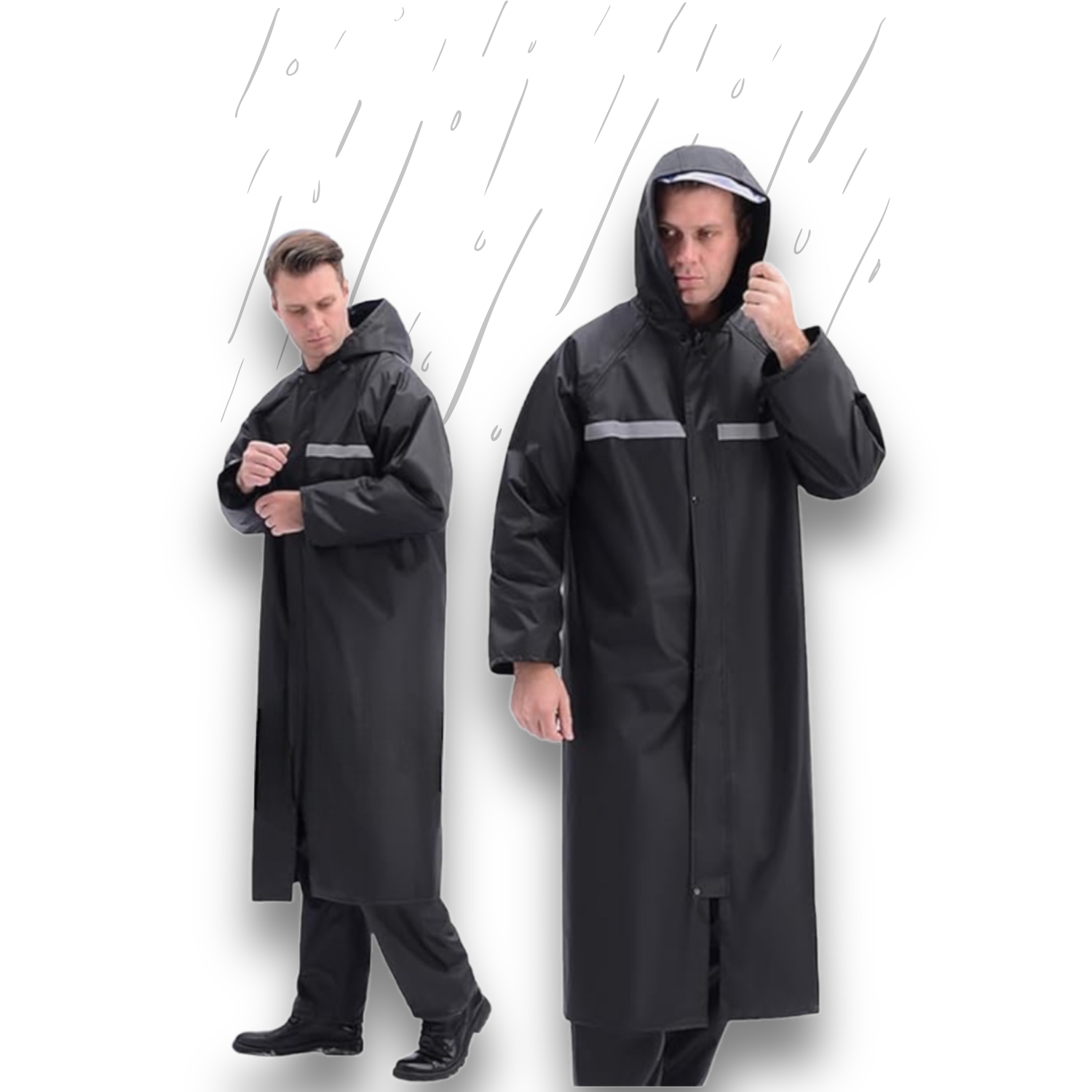 Impermeable De Capa Para Lluvia Y Moto