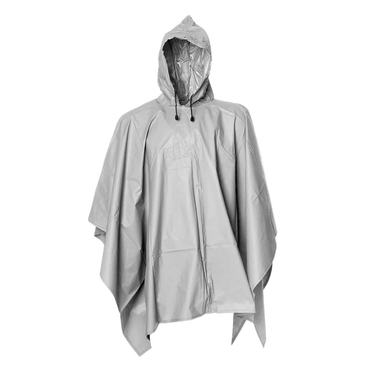 Capa Impermeable Portátil Para Lluvia Tipo Manga Con Capucha Gris