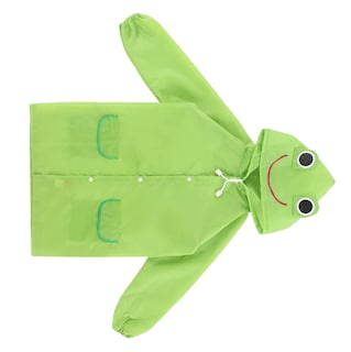 Foto 4 | Poncho Impermeable Capa Para Lluvia De Niño Colegio Kinder Escuela, Verde