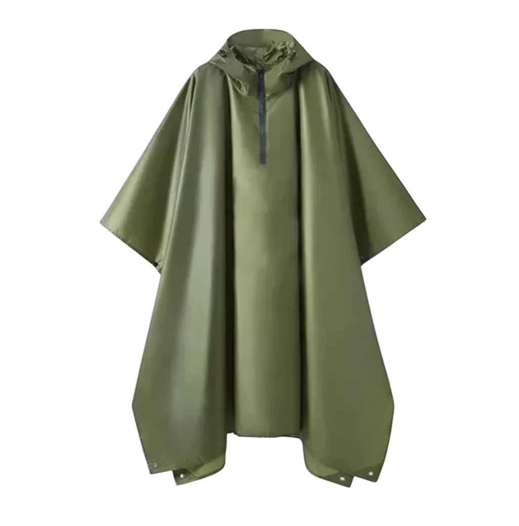 Foto 2 pulgar | Capas Impermeables Poncho Unisex Muy Duradero, Verde Militar